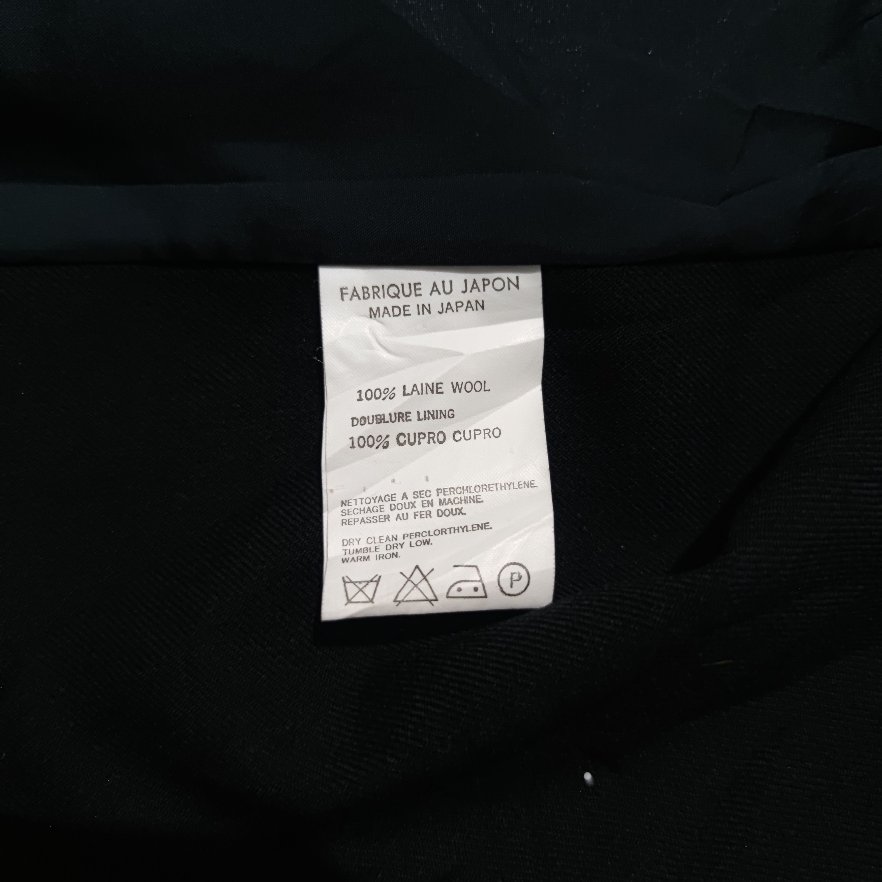 Y's Rare!! Y's Yohjiyamamoto Tailored Wool Jacket Size US M / EU 48-50 / 2 - 4 Thumbnail