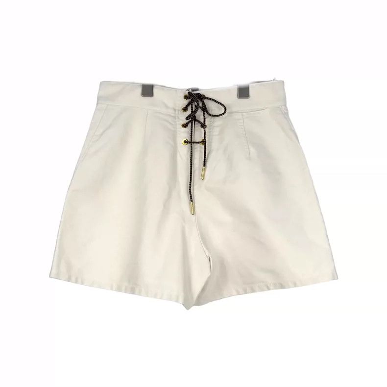 Louis Vuitton Louis Vuitton White Anchor Metal Buckle Strap Shorts 2505-N Size 37" - 2 Thumbnail