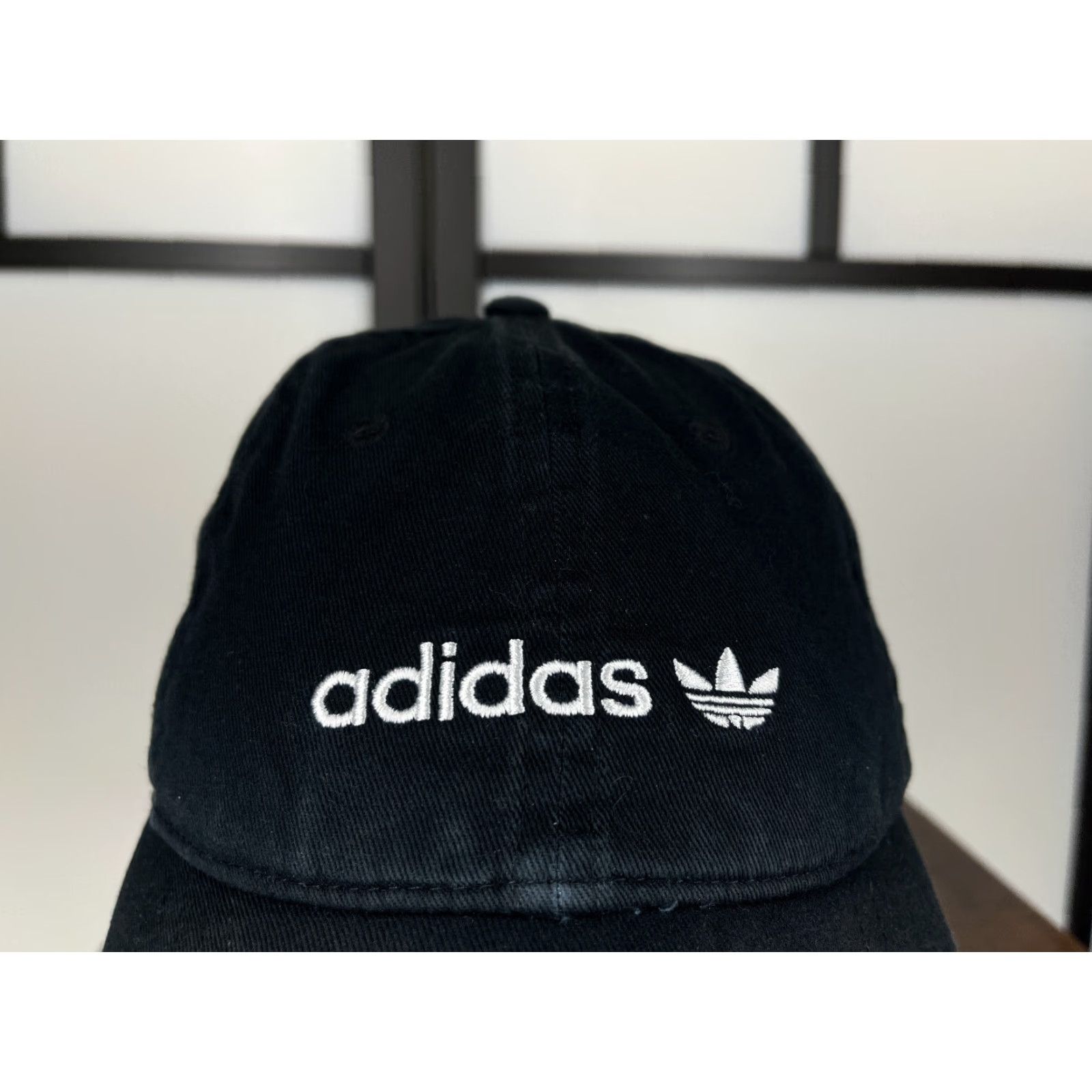 Adidas Adidas Hat Cap One Size Black 3 Stripes Cotton Unisex Adults Adjustable Twill Golf Hat Accessories Mens Womens Size ONE SIZE - 2 Thumbnail