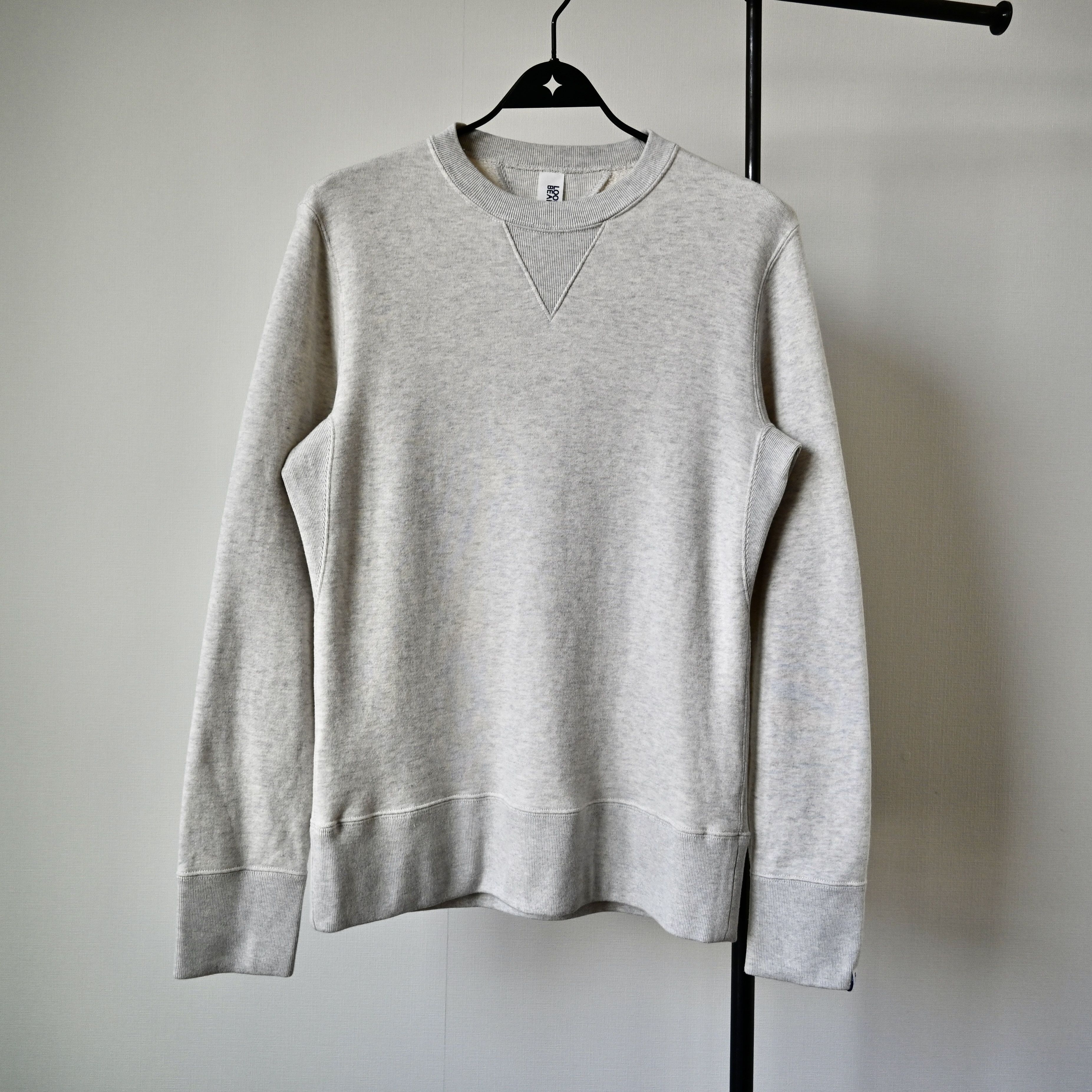 Beams Plus × Loopwheeler Beams Plus x Loopwheeler sweatshirt, oatmeal, made in Japan Size US M / EU 48-50 / 2 - 1 Thumbnail