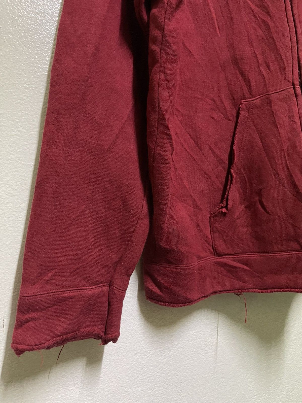 Japanese Brand PPFM Zipper Hoodie Distressed Size US L / EU 52-54 / 3 - 3 Thumbnail