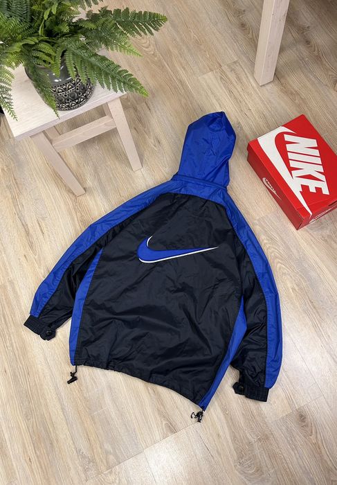 Vintage nike 2024 big swoosh windbreaker