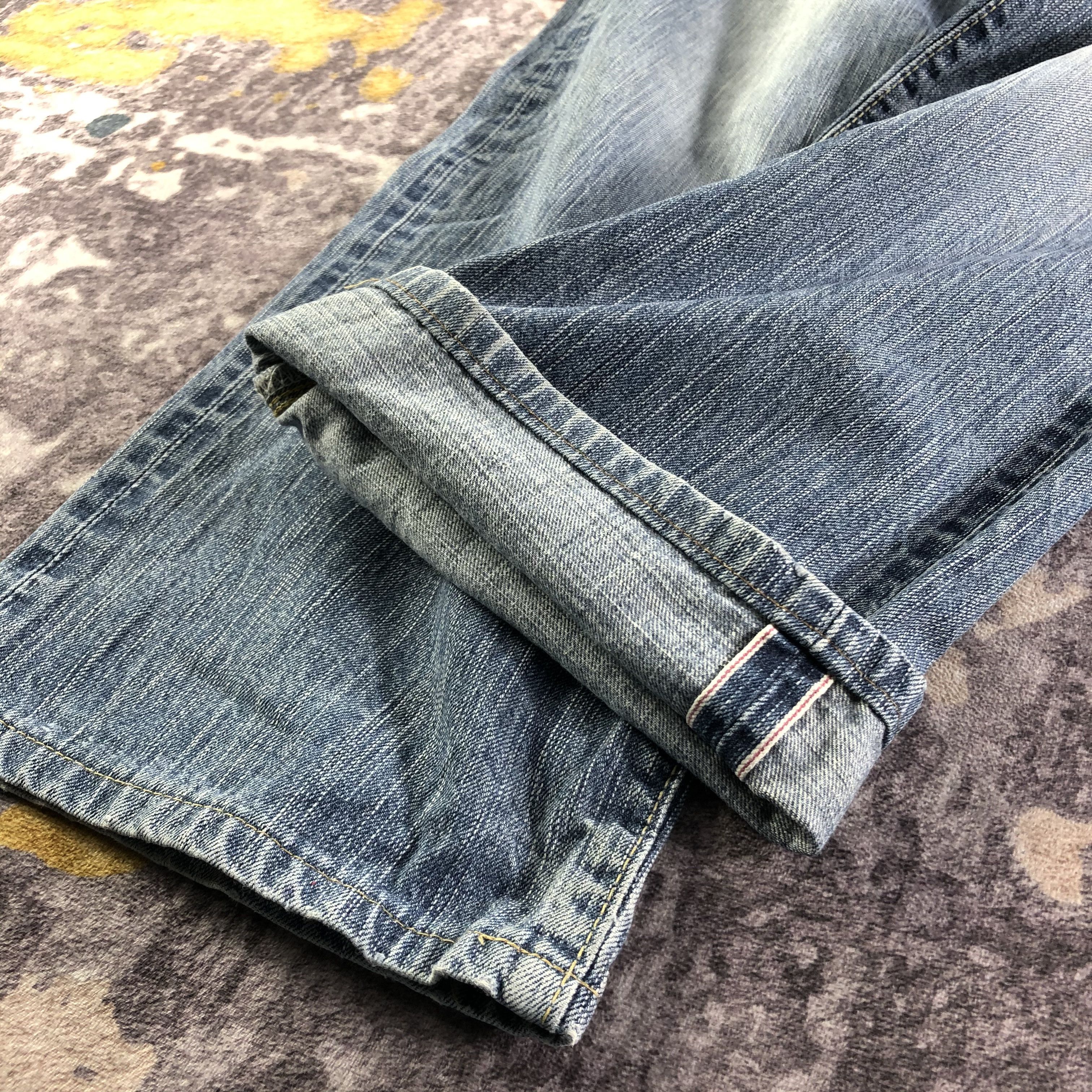 Edwin Vintage Blue Wash Edwin 505 Selvedge Jeans-JM3677 Size US 34 / EU 50 - 7 Thumbnail
