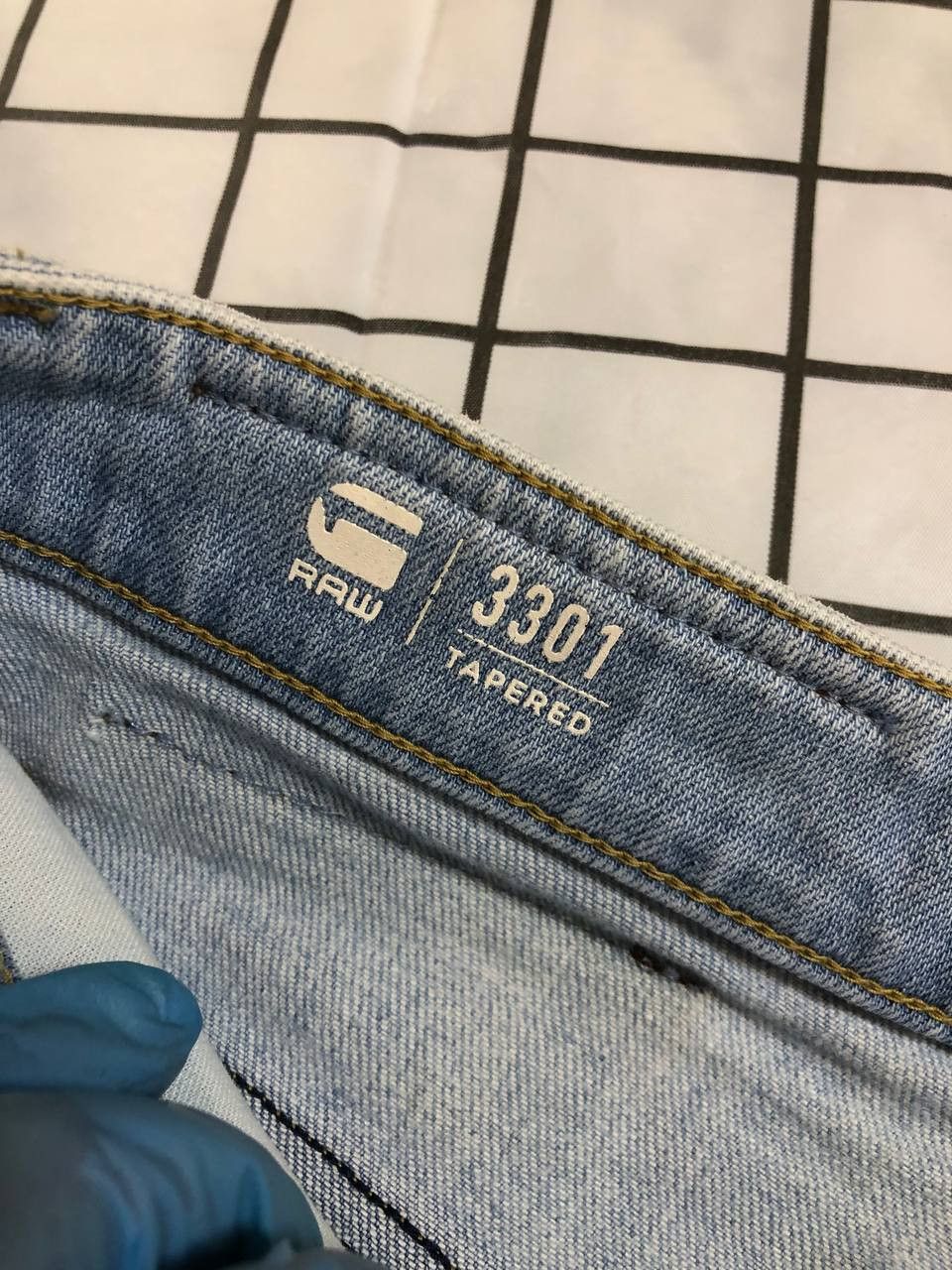 G-Star G star RAW tarred embro cargo jeans denim Size US 33 - 19 Thumbnail