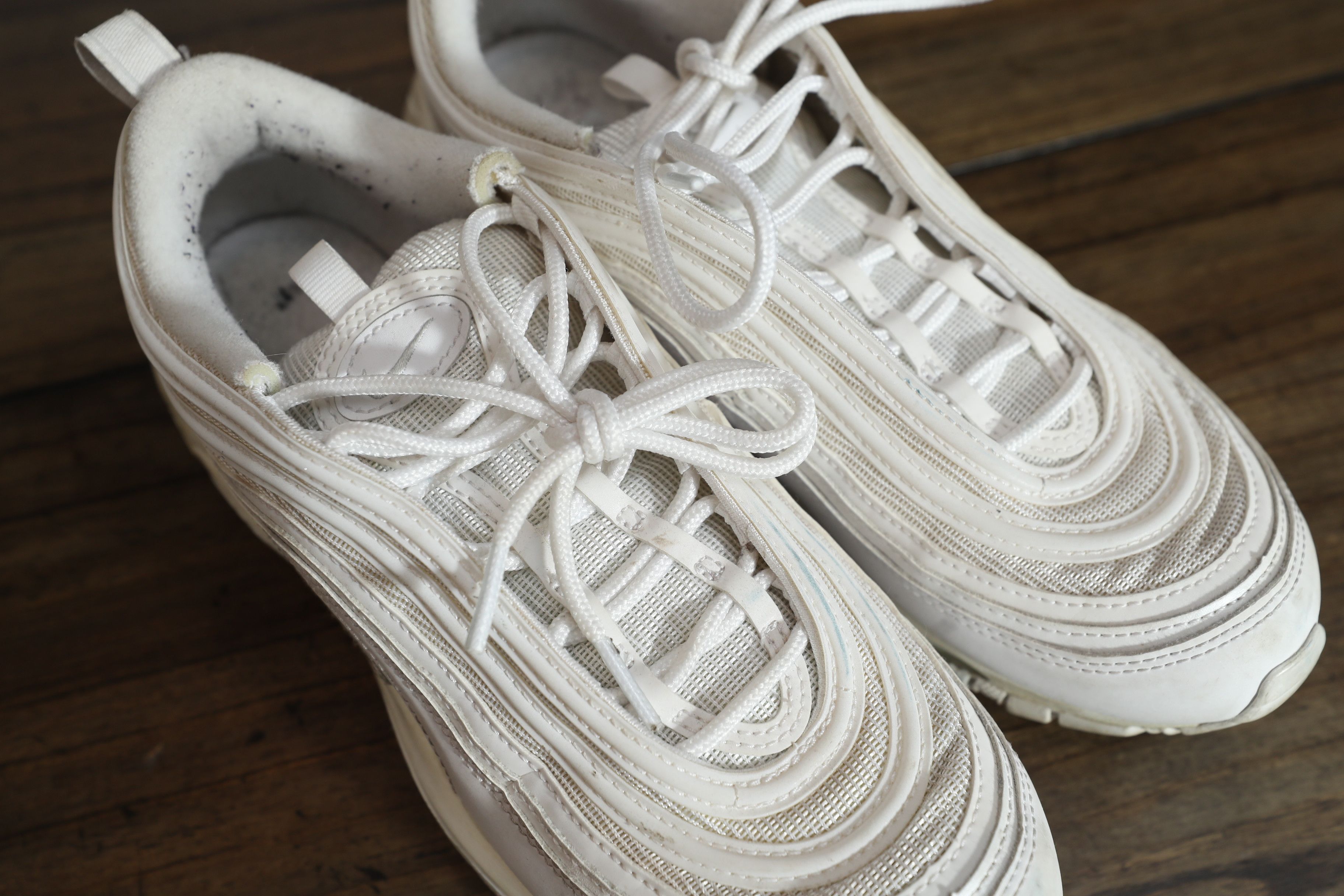 Nike Nike Air Max 97 White Pure Platinum (9.5) Size US 9.5 / IT 39.5 - 10 Thumbnail