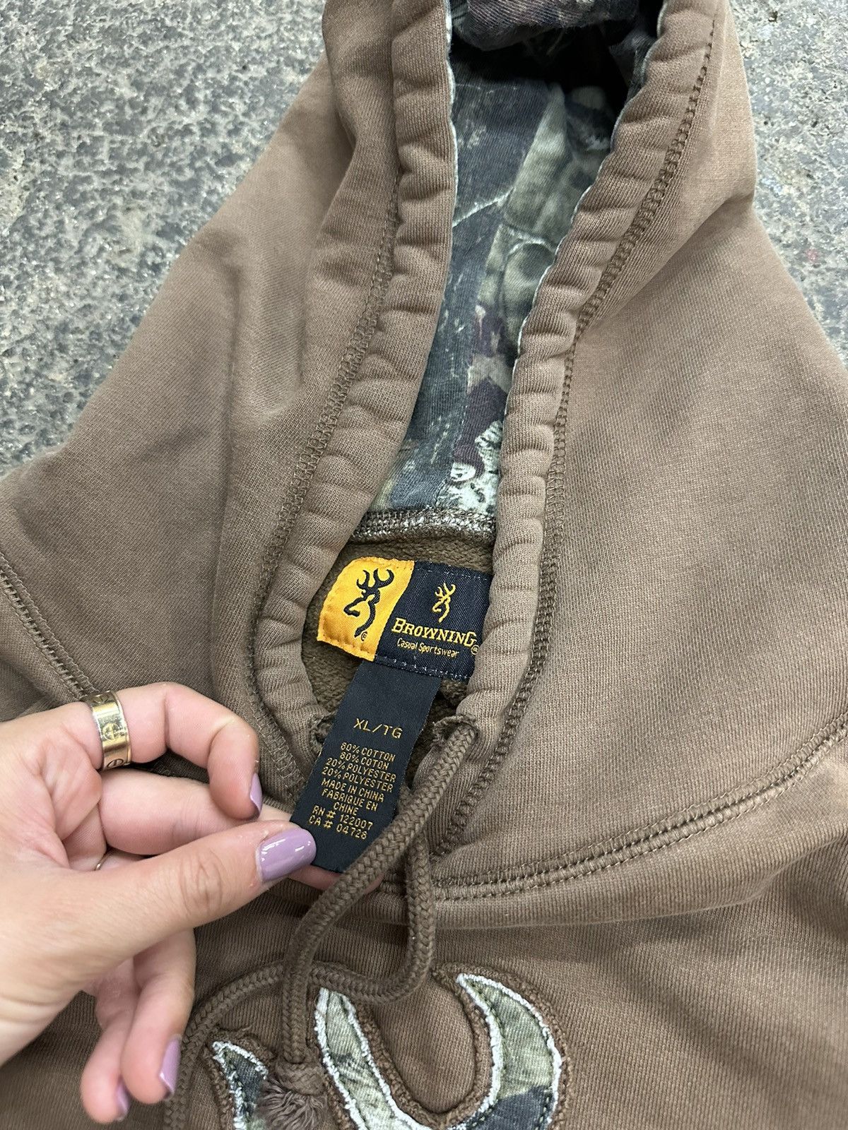 Realtree × Vintage Y2K browning realtree Camo hoodie Size US XL / EU 56 / 4 - 7 Thumbnail