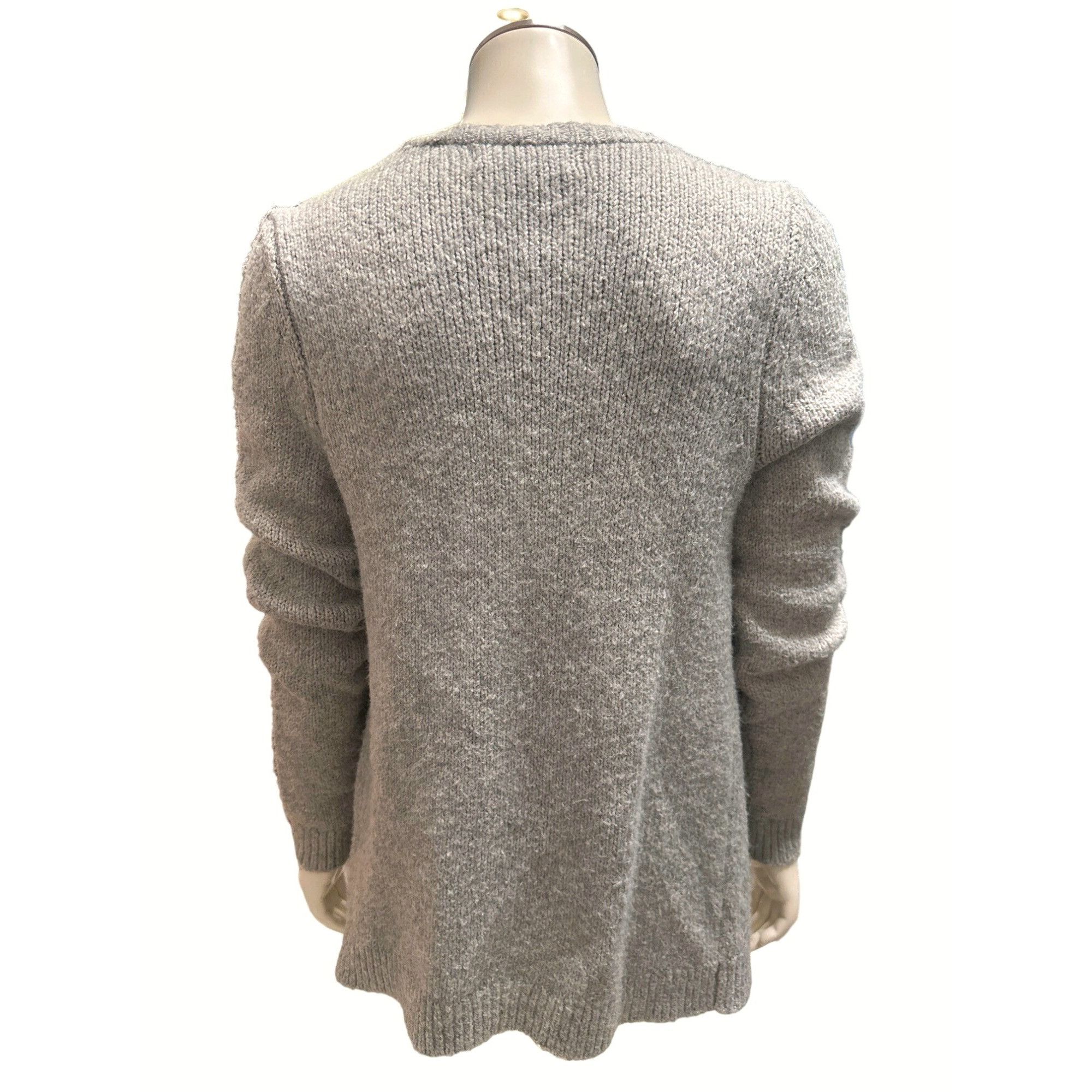 Abercrombie & Fitch Abercrombie Kids Size 15 Gray Girl Draped Waterfall Cardigan Size L / US 10 / IT 46 - 6 Thumbnail