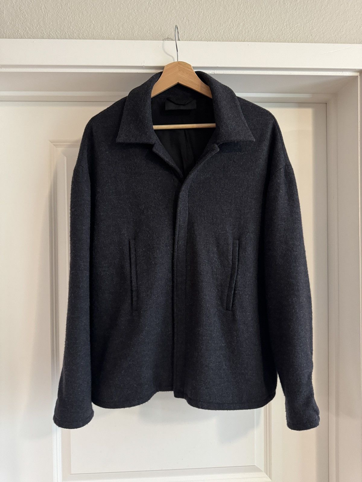 Prada 1998aw silk-lined wool velcro jacket Size US S / EU 44-46 / 1 - 4 Thumbnail