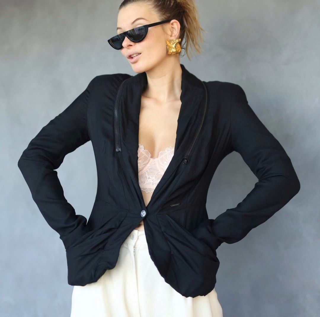 Diesel Vintage Diesel Avant Garde Blazer Jacket Size S / US 4 / IT 40 - 12 Thumbnail