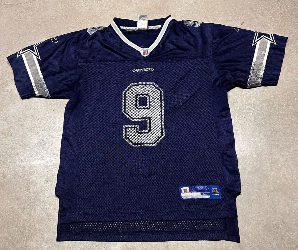 Cowboy Equipment Reebok Tony Romo #9 Dallas Cowboys Jersey Boys Size Large Size US L / EU 52-54 / 3 - 1 Thumbnail