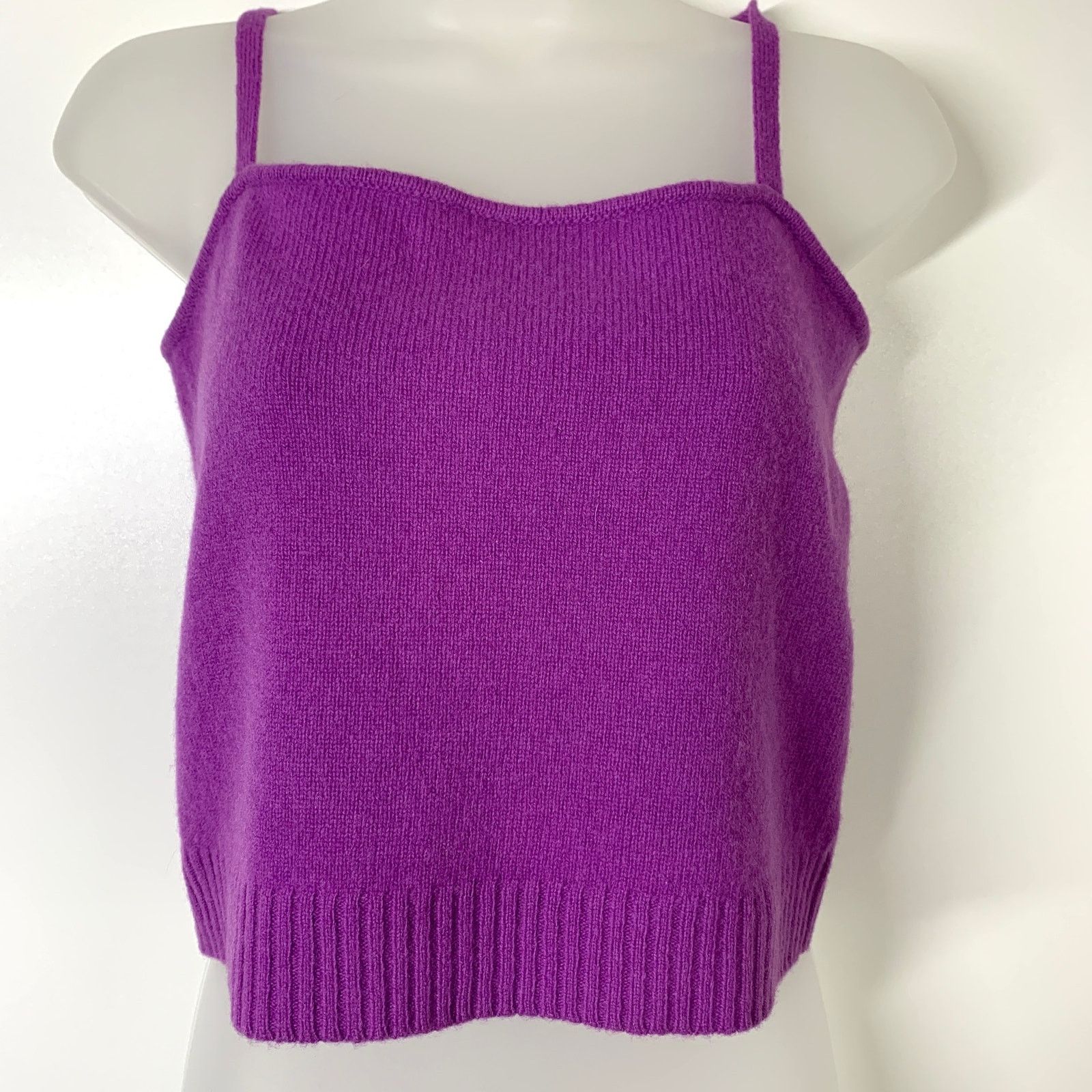 Ralph Lauren Ralph Lauren Wool Camisole Purple Y2K 90's Size L / US 10 / IT 46 - 2 Thumbnail