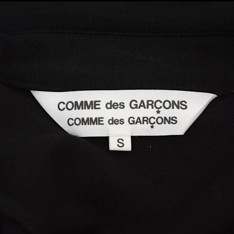Other Comme Des Garcons Black Wool Knit Jacket with Twisted Shor Size S / US 4 / IT 40 - 5 Thumbnail