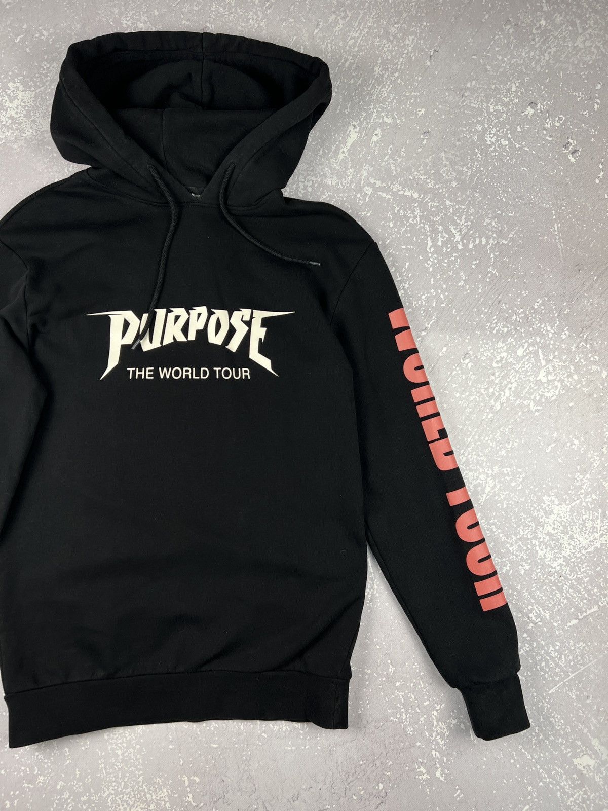 Justin Bieber H&M x Justin Bieber Purpose World Tour Hoodie Mens S Black Size US S / EU 44-46 / 1 - 2 Thumbnail
