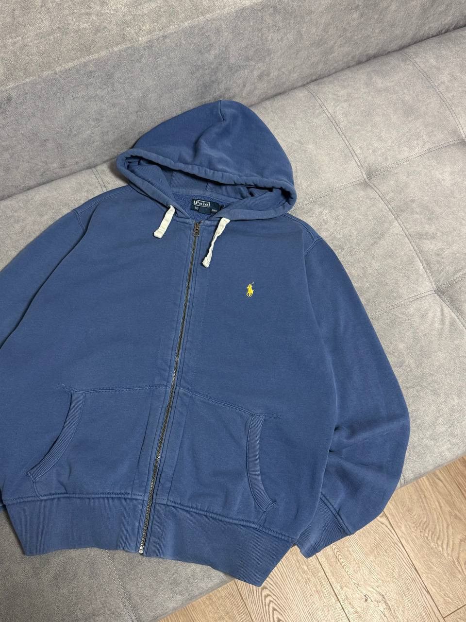 Polo Ralph Lauren Vintage Polo Ralph Lauren classic zip blue hoodie size L Size US L / EU 52-54 / 3 - 6 Thumbnail