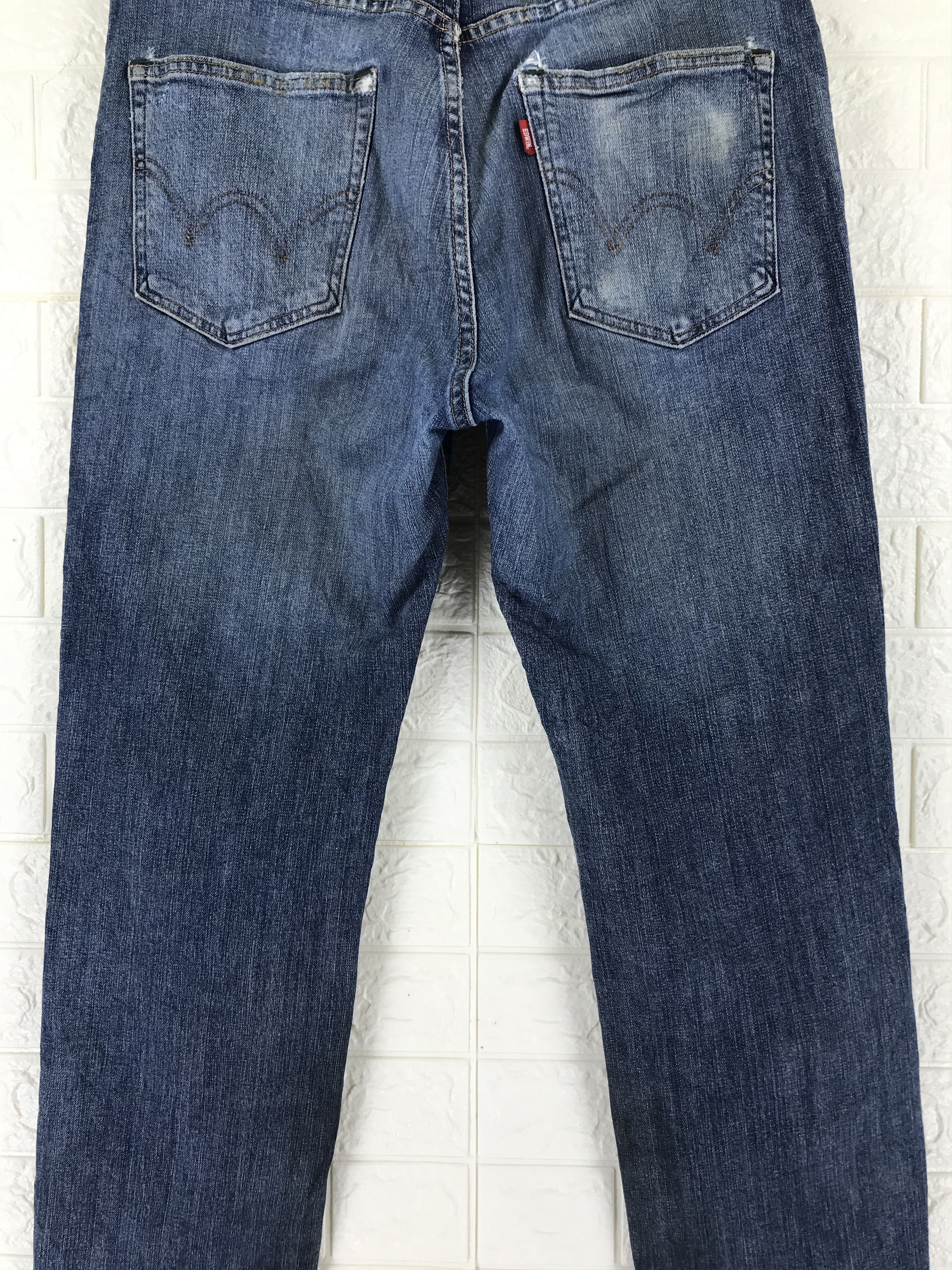 Edwin Vintage Edwin 503 Blue Wash Jeans Size US 34 / EU 50 - 7 Thumbnail