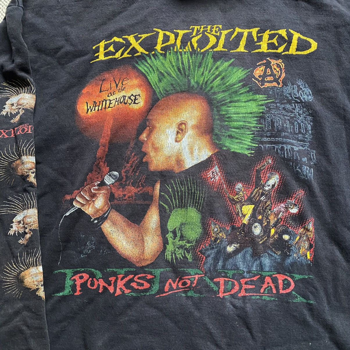 Band Tees VINTAGE THE EXPLOITED PUNKS NOT DEAD LOST GENERATION HOODIE Size US XL / EU 56 / 4 - 3 Thumbnail