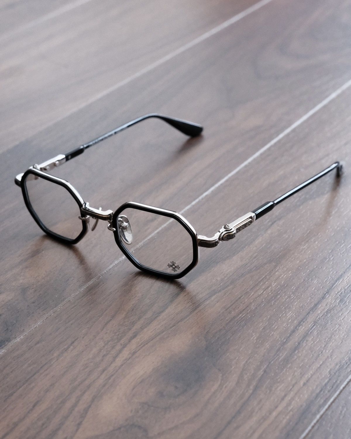 Chrome Hearts Chrome Hearts TATTERS BLACK/SILVER Glasses Size ONE SIZE - 2 Thumbnail