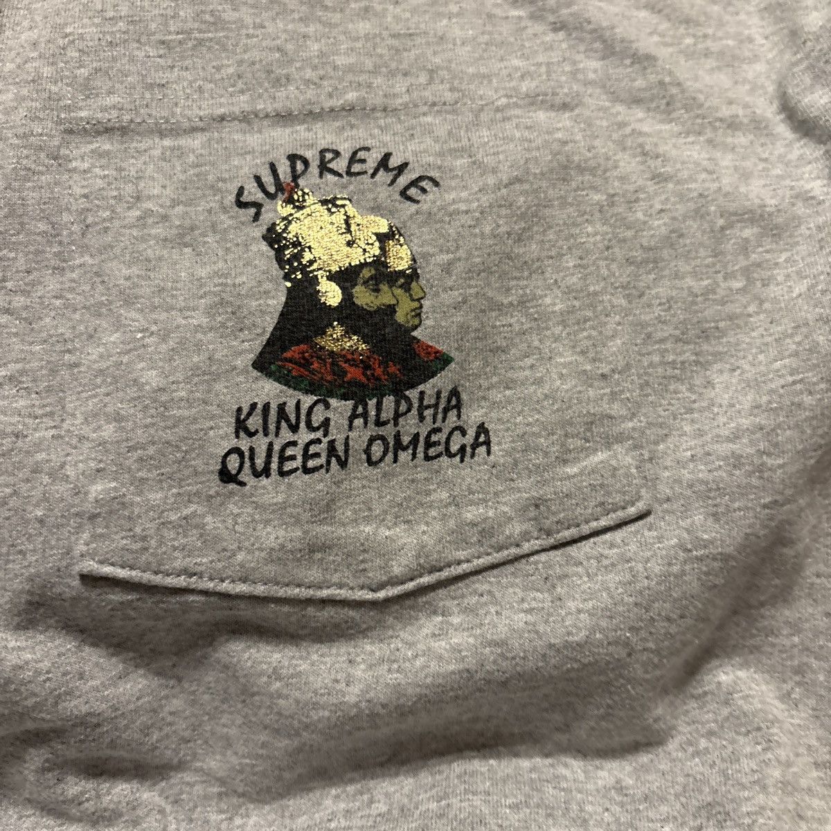 Supreme Supreme SS15 King Alpha Queen Omega pocket tee XLarge Size US XL / EU 56 / 4 - 1 Thumbnail