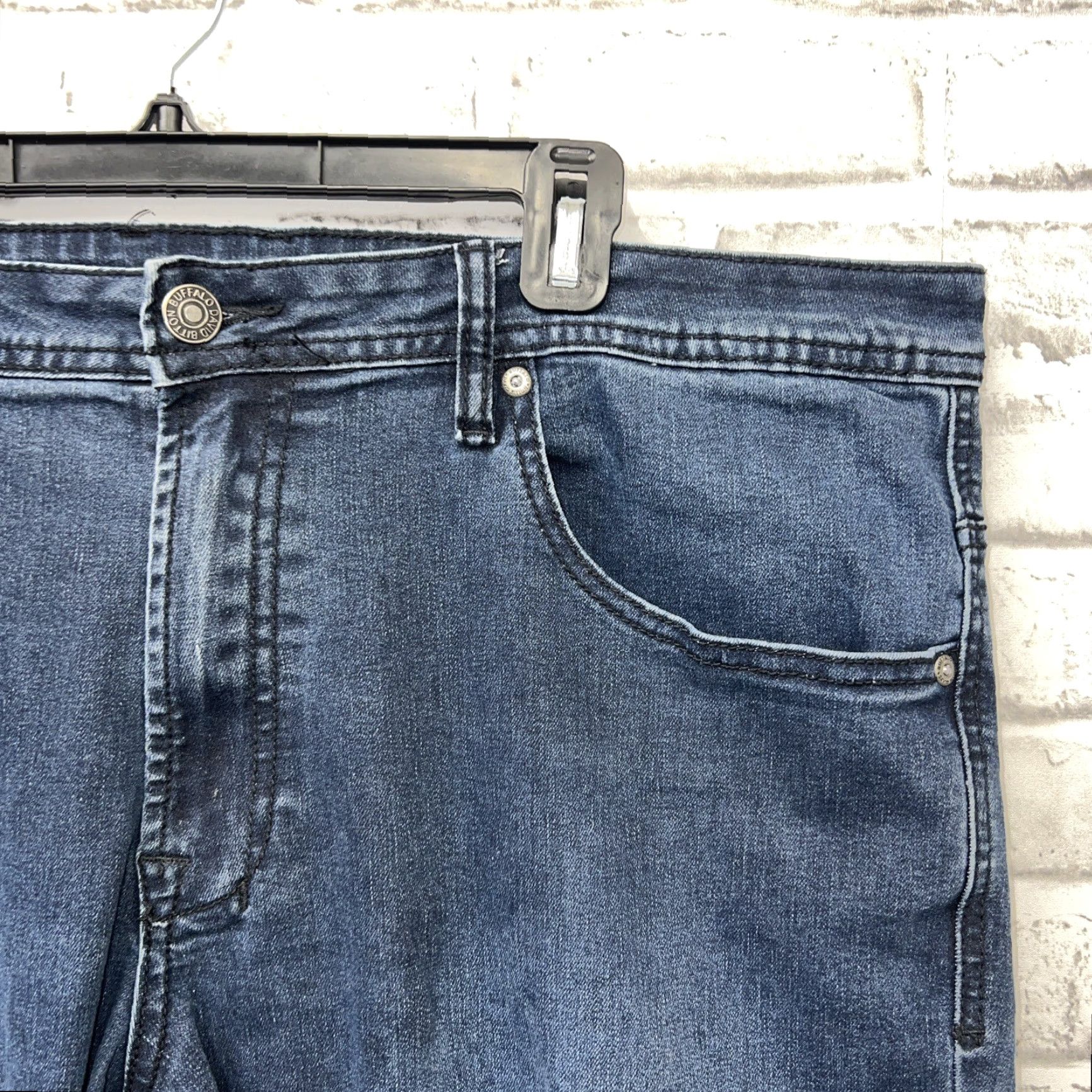 Buffalo David Bitton Buffalo David Bitton Jeans Mens Size 40 29 Inseam Blue Slim Stretch Straight Body Size US 40 / EU 56 - 2 Thumbnail