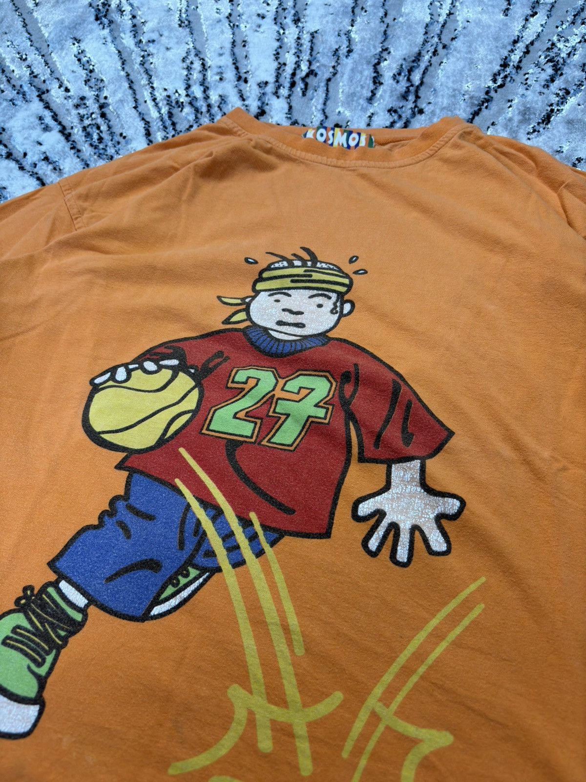 JNCO Vintage Jinco Style Basketball Player Skateboard Boxy Tee Size US XL / EU 56 / 4 - 2 Thumbnail