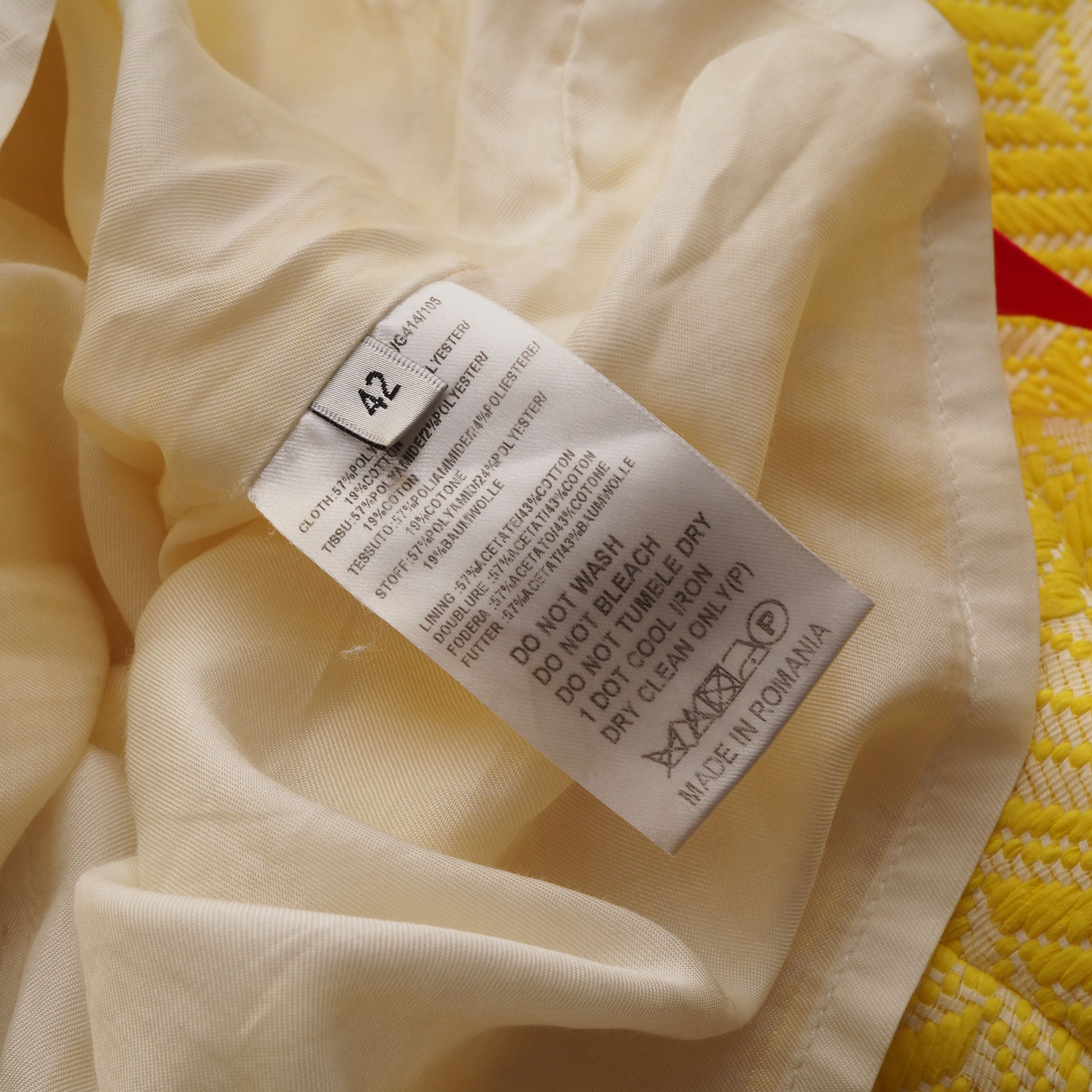 Paul Smith Paul Smith Women's Sleeveless Yellow Dress Size M / US 6-8 / IT 42-44 - 4 Thumbnail