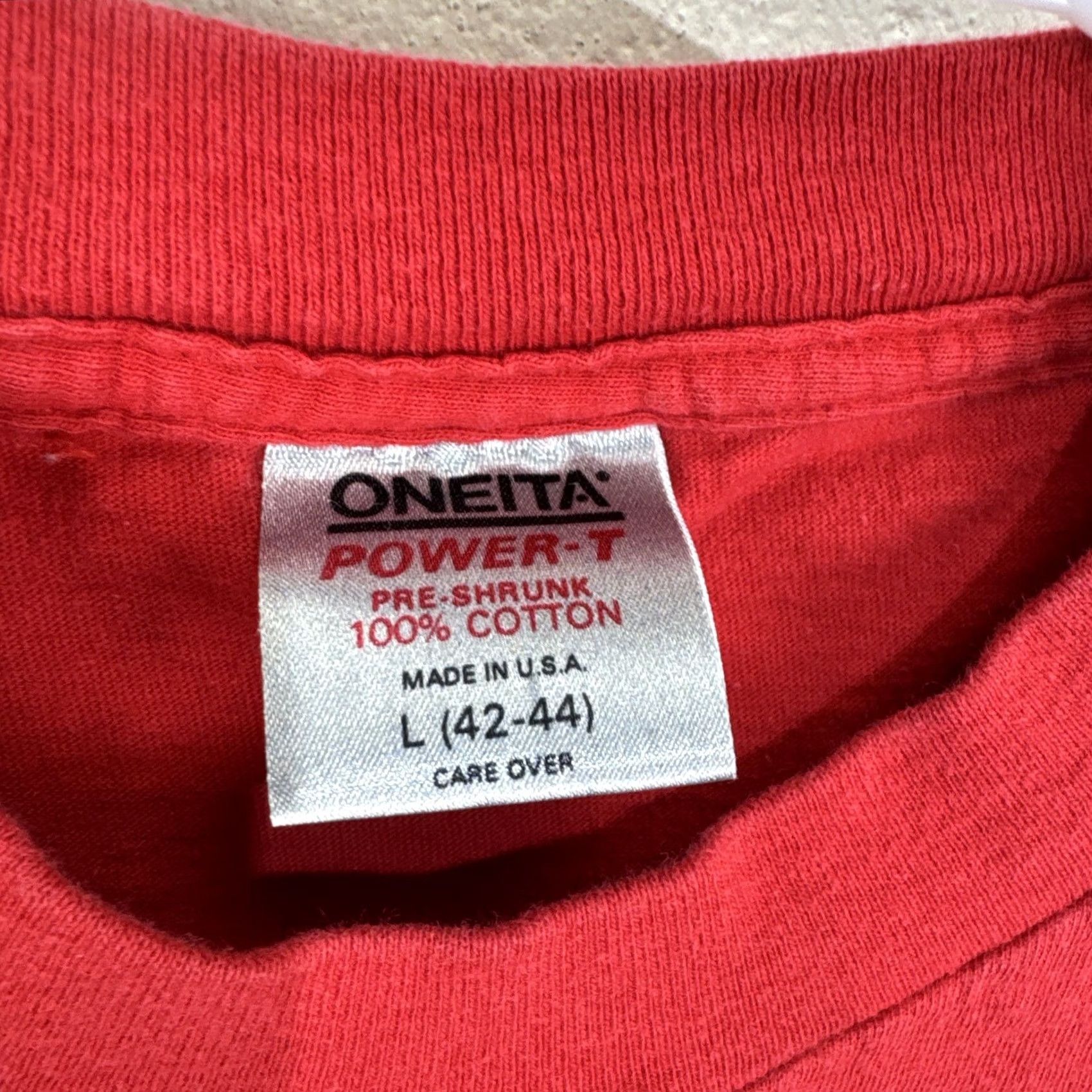Vintage VINTAGE Grand Canyon Railway T Shirt Large Red Oneita 1901 Train Railroad Men's Size US L / EU 52-54 / 3 - 3 Thumbnail