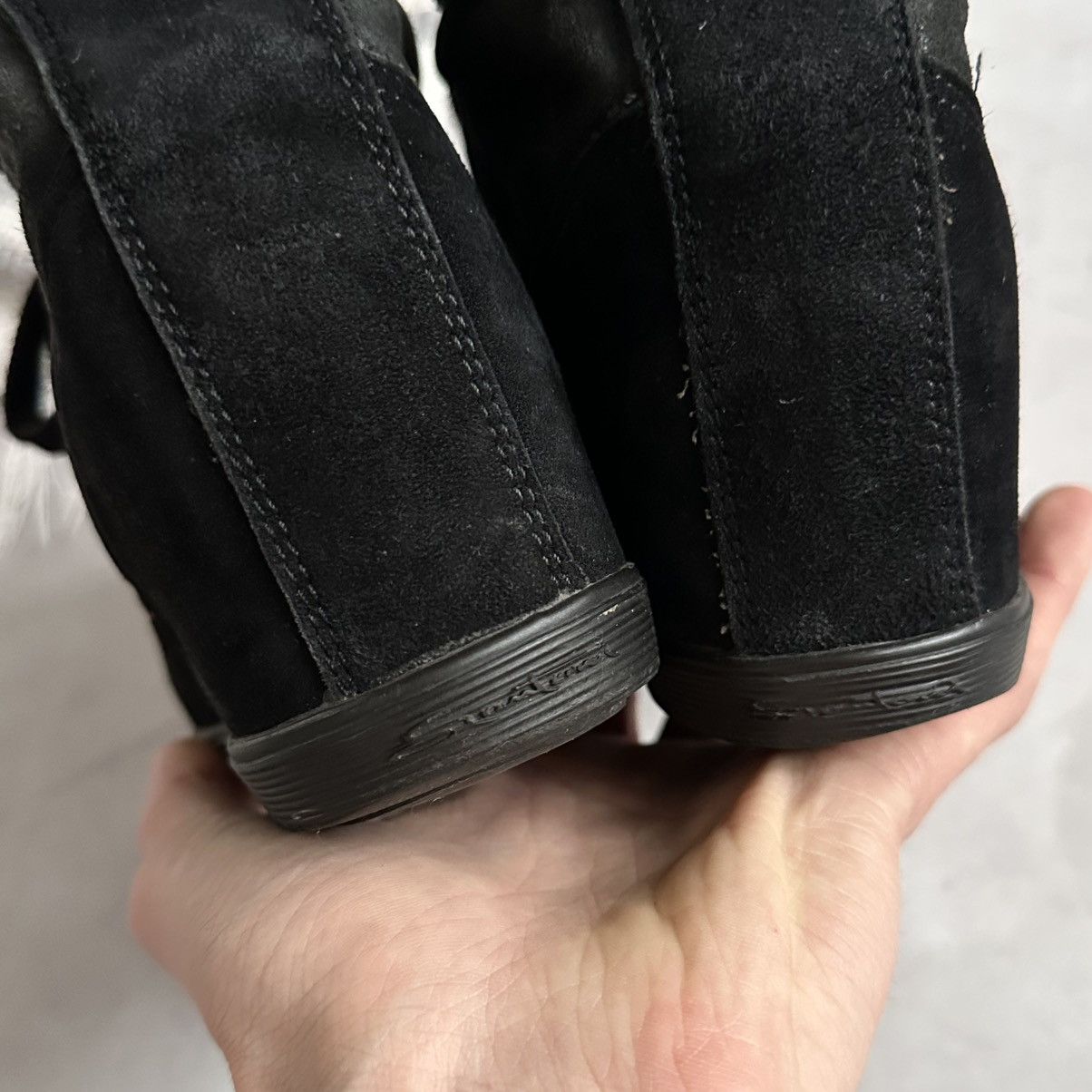 Isabel Marant Santoni Bekett Wedge Suede Fur Sneakers Isabel Marant Style Size US 7.5 / IT 37.5 - 8 Thumbnail