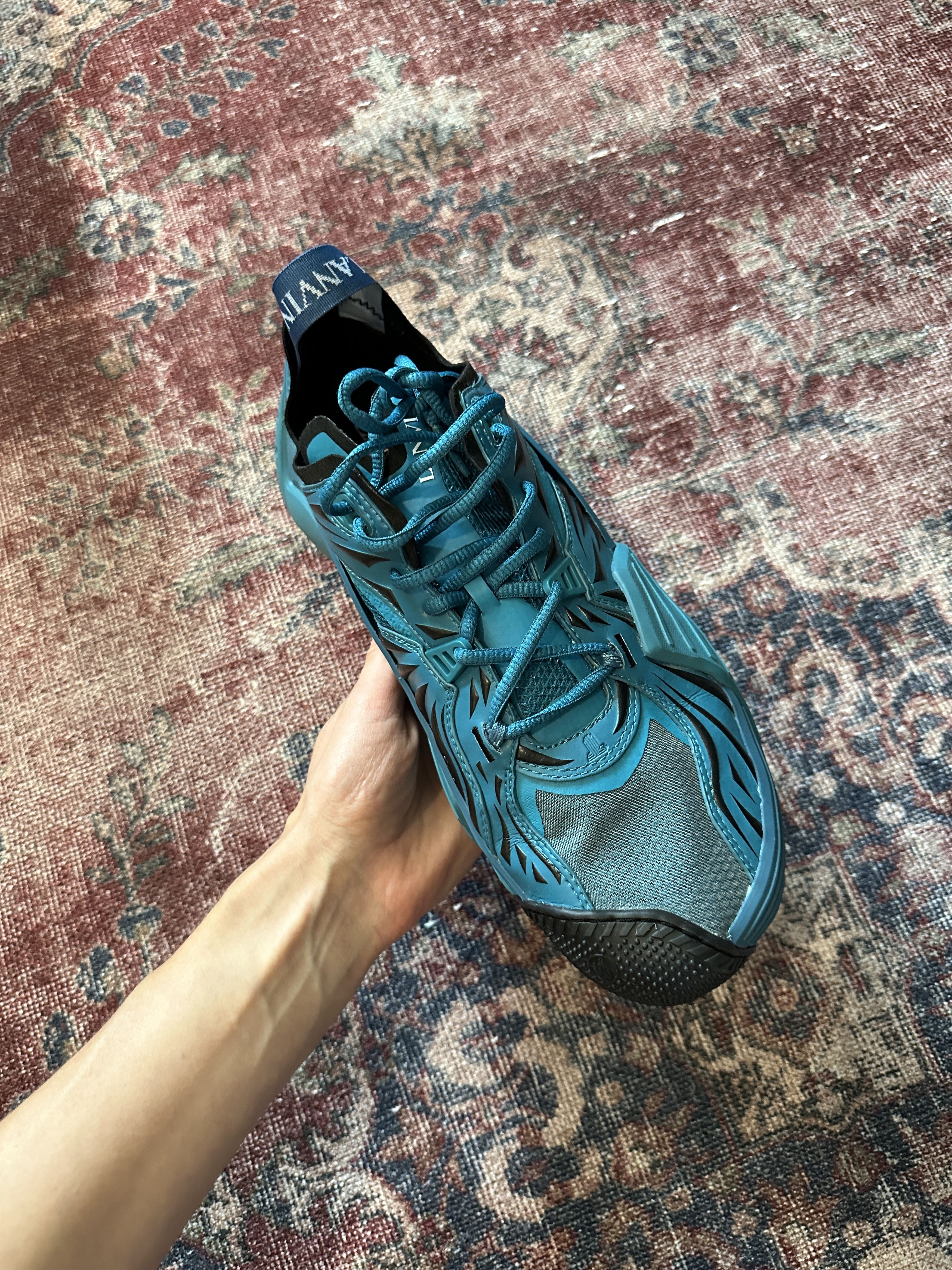 Lanvin LANVIN Flash X-Lace Blue Sneaker Size US 11 / EU 44 - 14 Thumbnail
