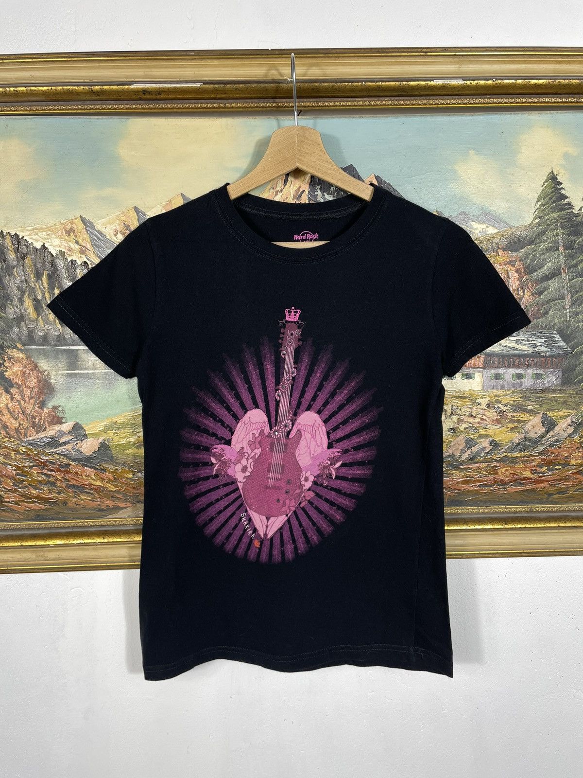 Hard Rock Cafe Hard Rock Vintage Y2k T-shirt Top Avant Garde Affliction Size S / US 4 / IT 40 - 1 Thumbnail