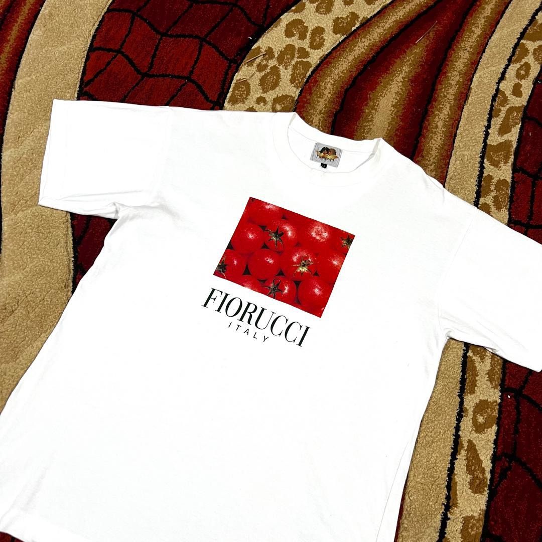 Fiorucci Vintage Fiorucci Tomato Design Luxury T Shirt Size US L / EU 52-54 / 3 - 2 Thumbnail