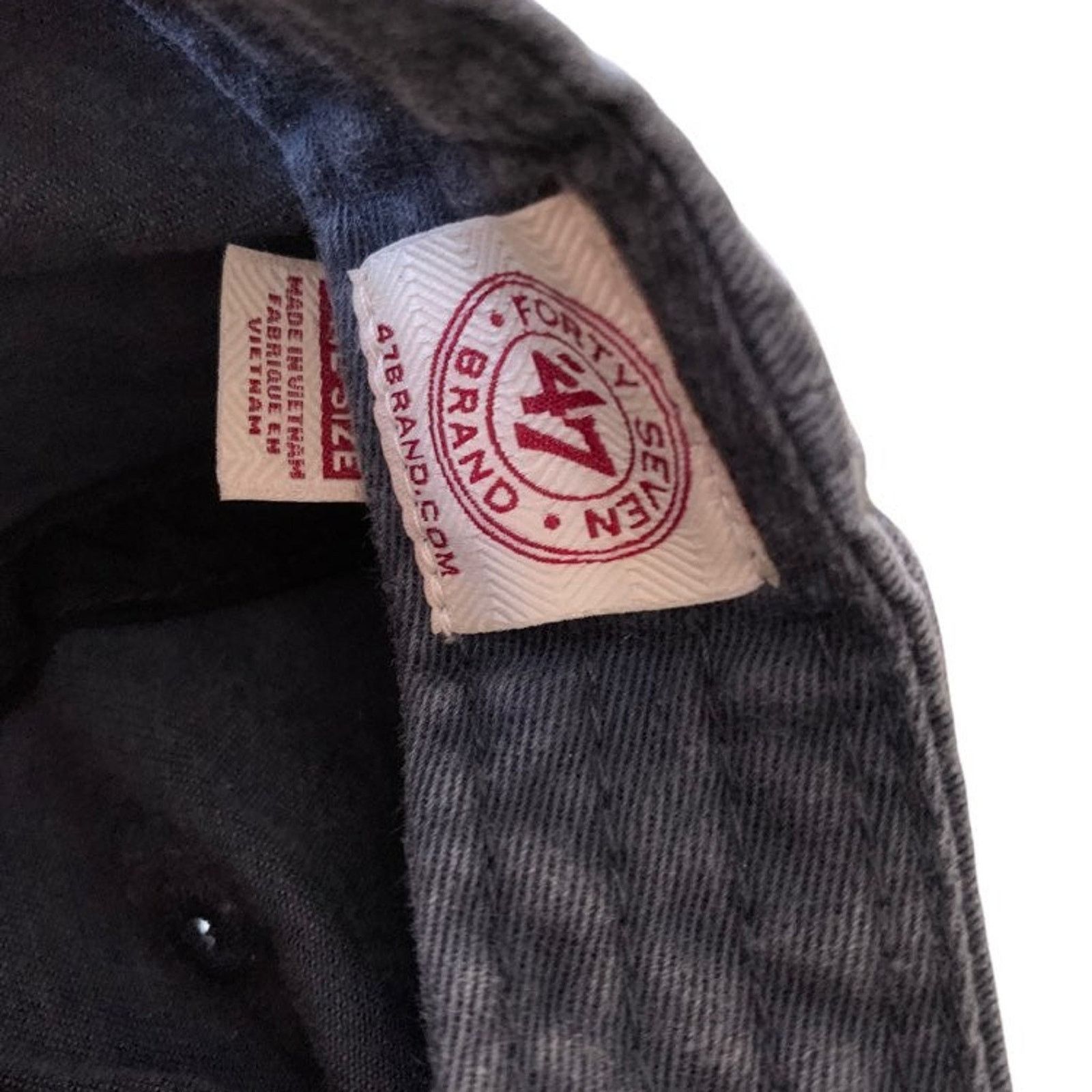 47 Brand Patriots Cap 47 Brand Super Bowl XLIX 49 Adjustable VTG Gray Size ONE SIZE - 8 Thumbnail