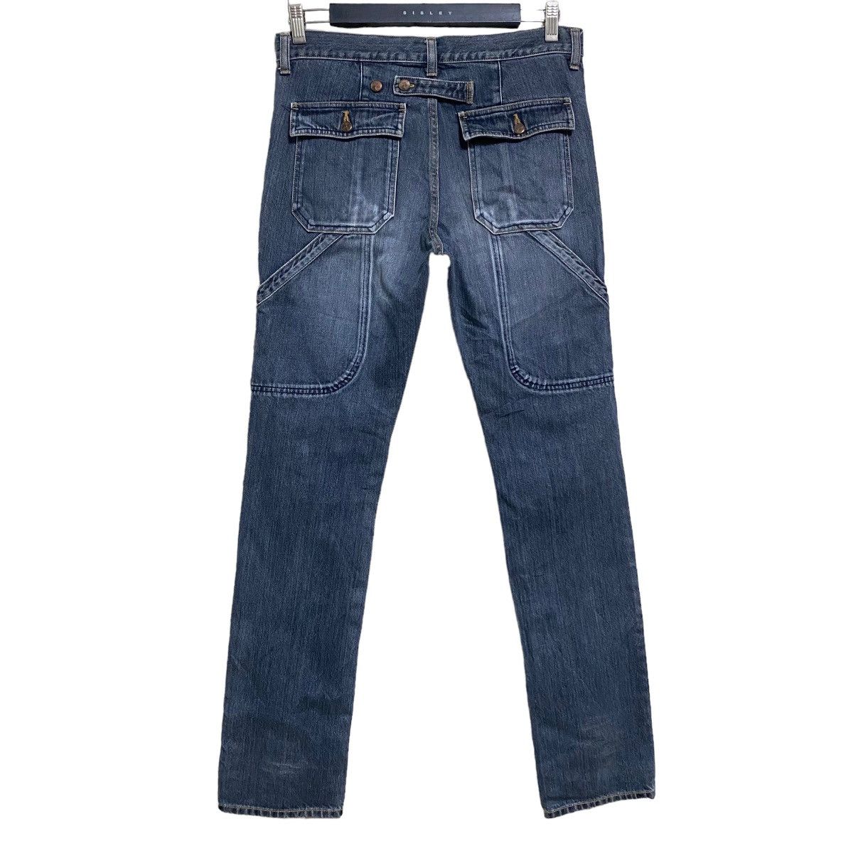 Hysteric Glamour OZONE ROCKS Denim Double Knee Carpenter Pants Size US 31 - 2 Thumbnail