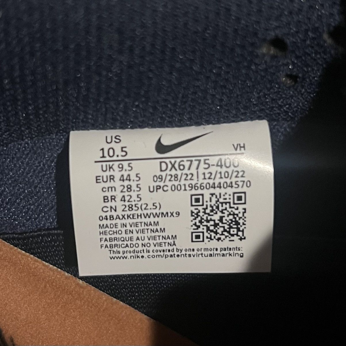 Nike Nike SB Dunk Low ‘Navy Desert Ochre’ Size US 10 / EU 43 - 7 Thumbnail