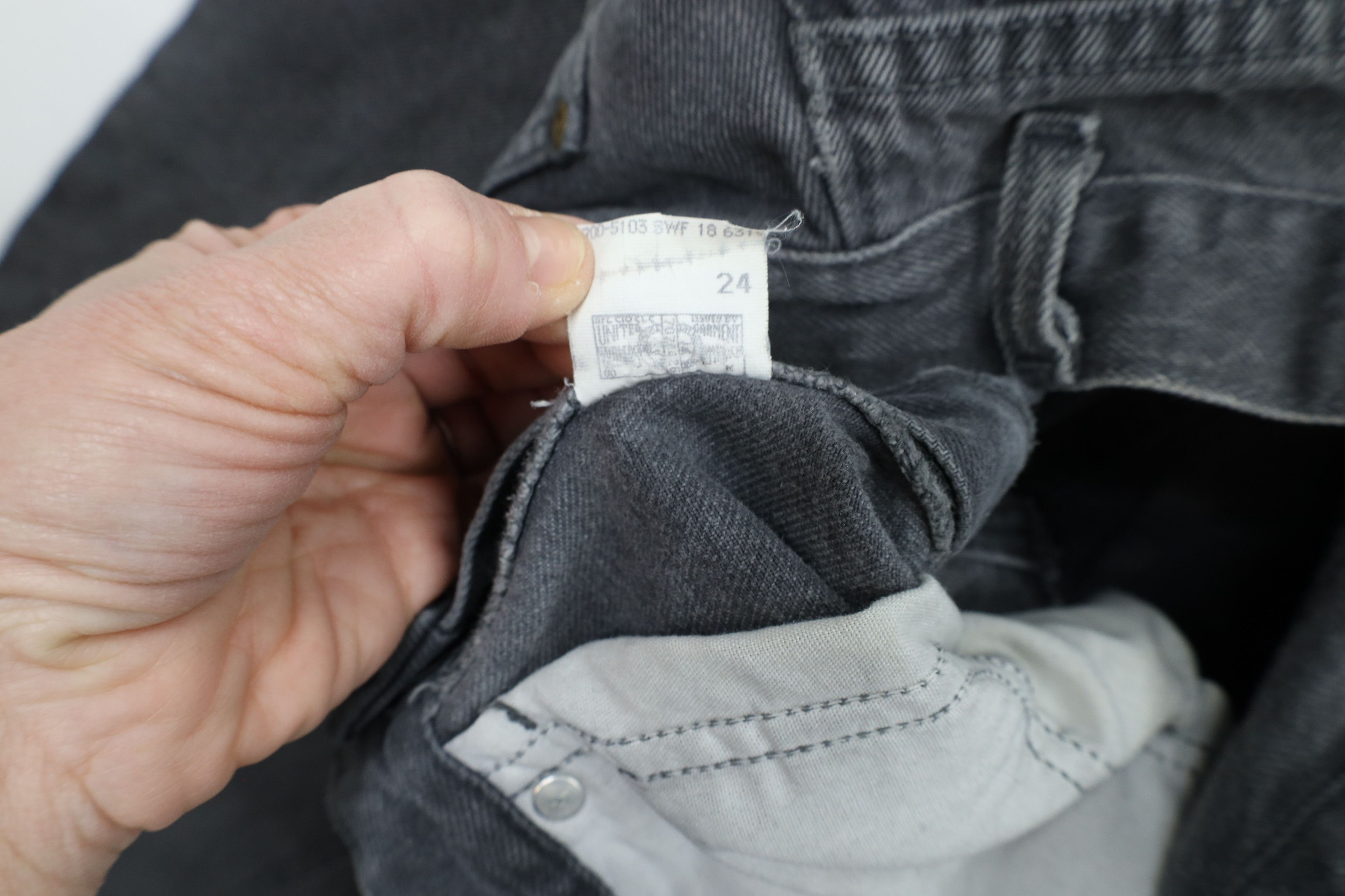 L.L. Bean × Vintage Vintage 90s LL Bean Straight Leg Denim Jeans Gray Cotton USA Size US 30 / EU 46 - 8 Thumbnail