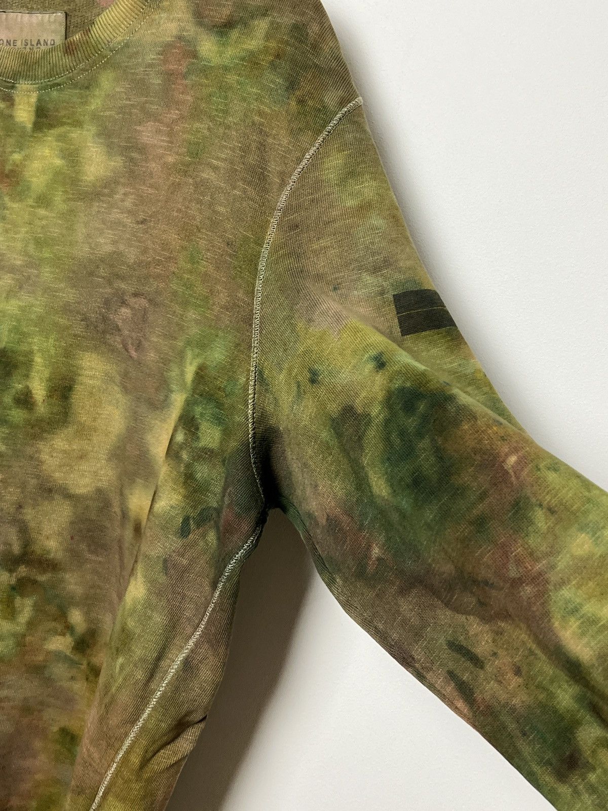 Stone Island stone island camo tie dye crewneck sweatshirt Size US L / EU 52-54 / 3 - 8 Thumbnail