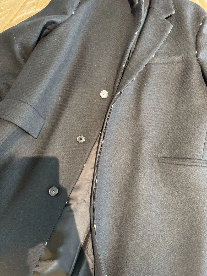 Loewe Loewe size L Black wool coat for boys in autumn and winter Size US M / EU 48-50 / 2 - 5 Thumbnail