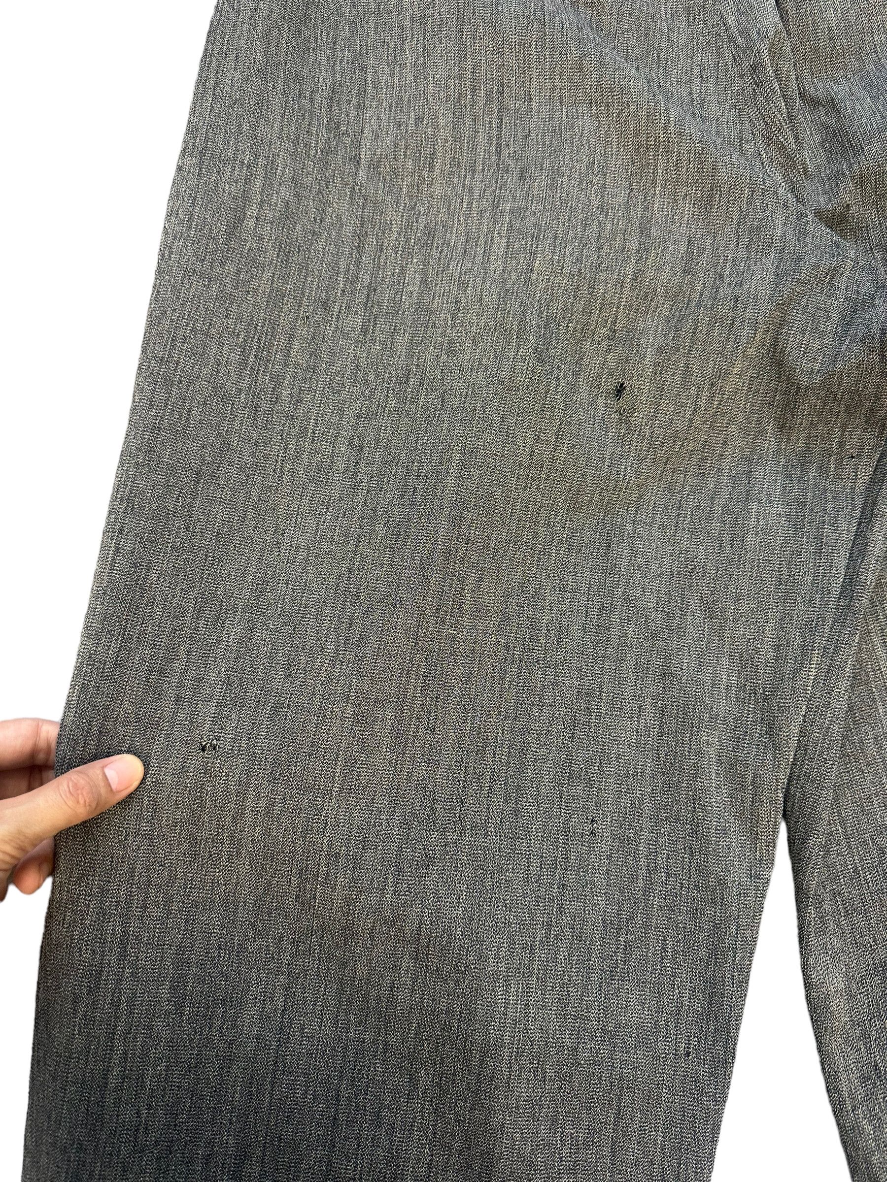 Y's TRASHED🔥 Y's FOR MEN DISTRESSED TROUSERS #7922-190 Size US 31 - 14 Thumbnail