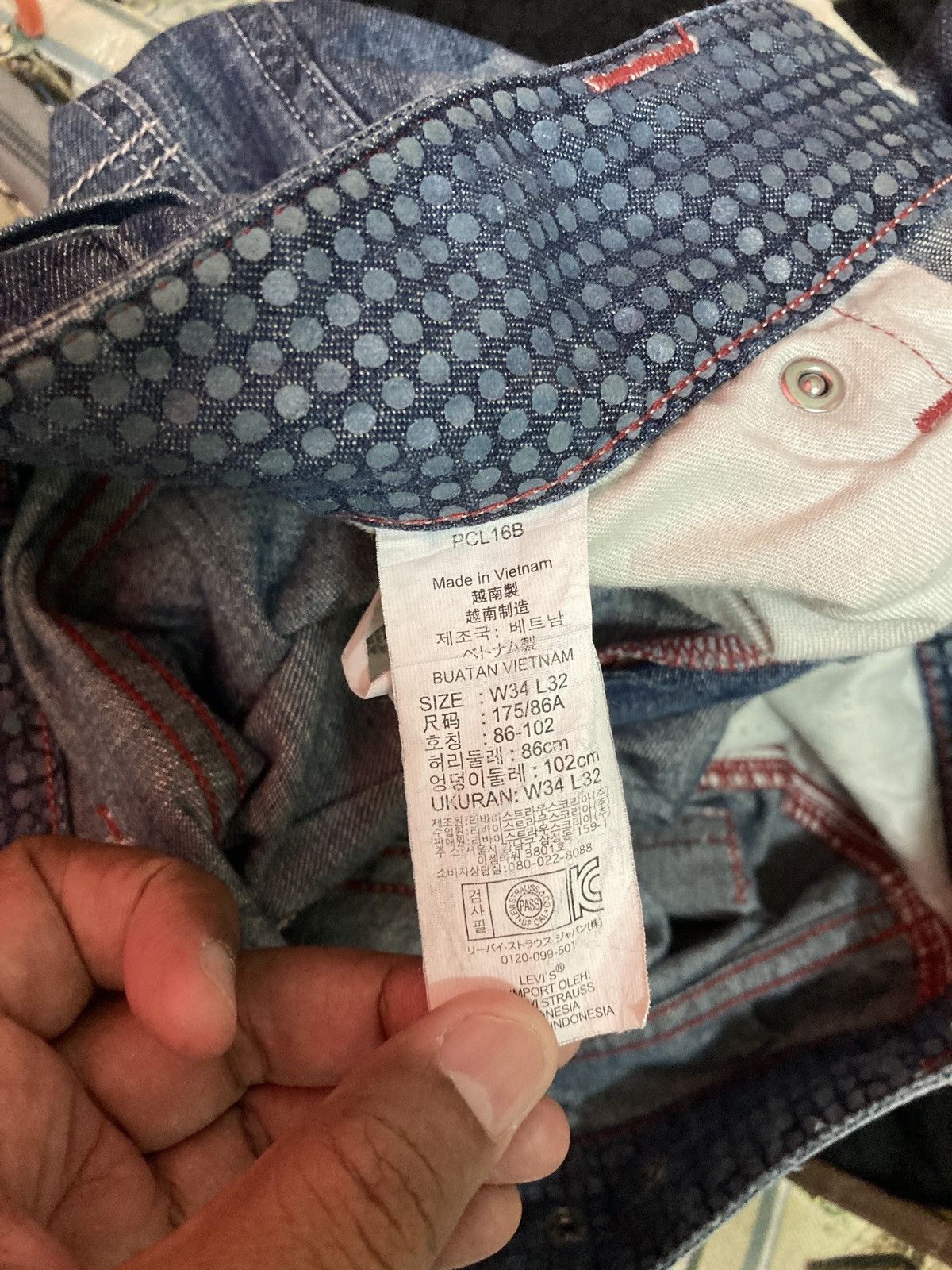 Japanese Brand Levis 511 middle tag japanese jean Size US 34 / EU 50 - 15 Thumbnail