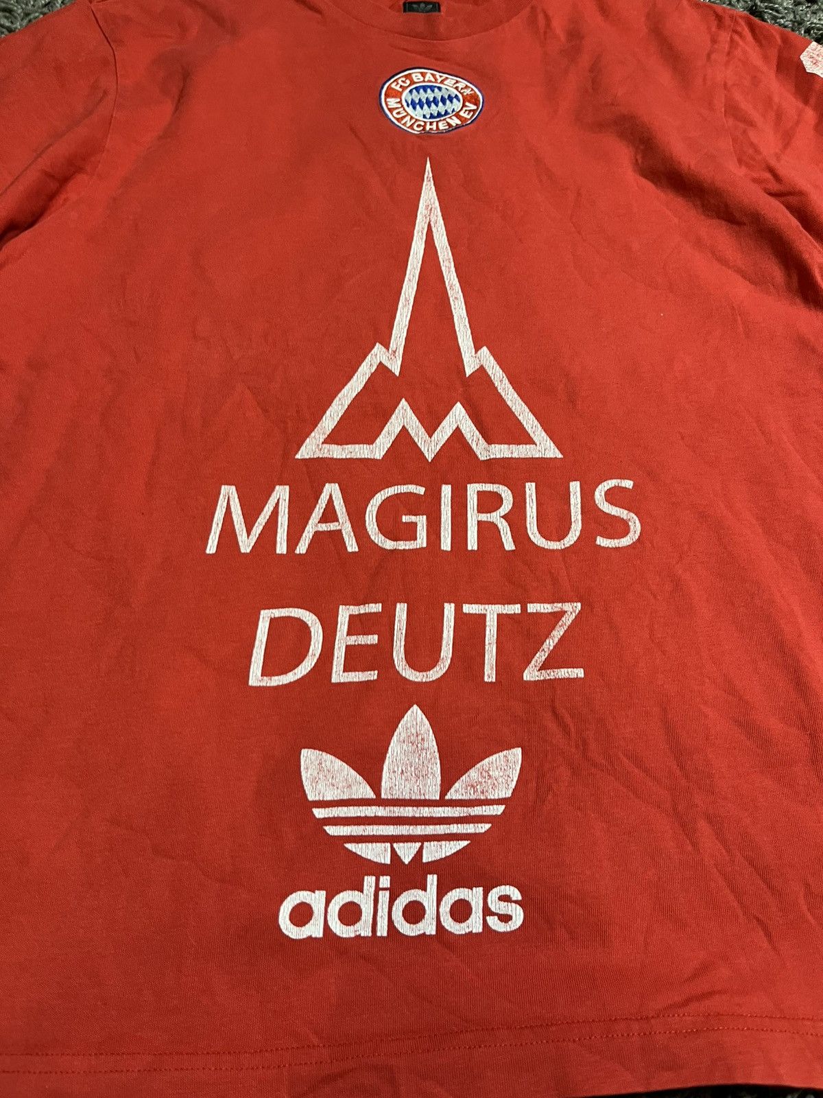 Adidas ADIDAS BAYERN MUNCHEN #8 NEW REISSUE COTTON T-SHIRT Size US M / EU 48-50 / 2 - 2 Thumbnail