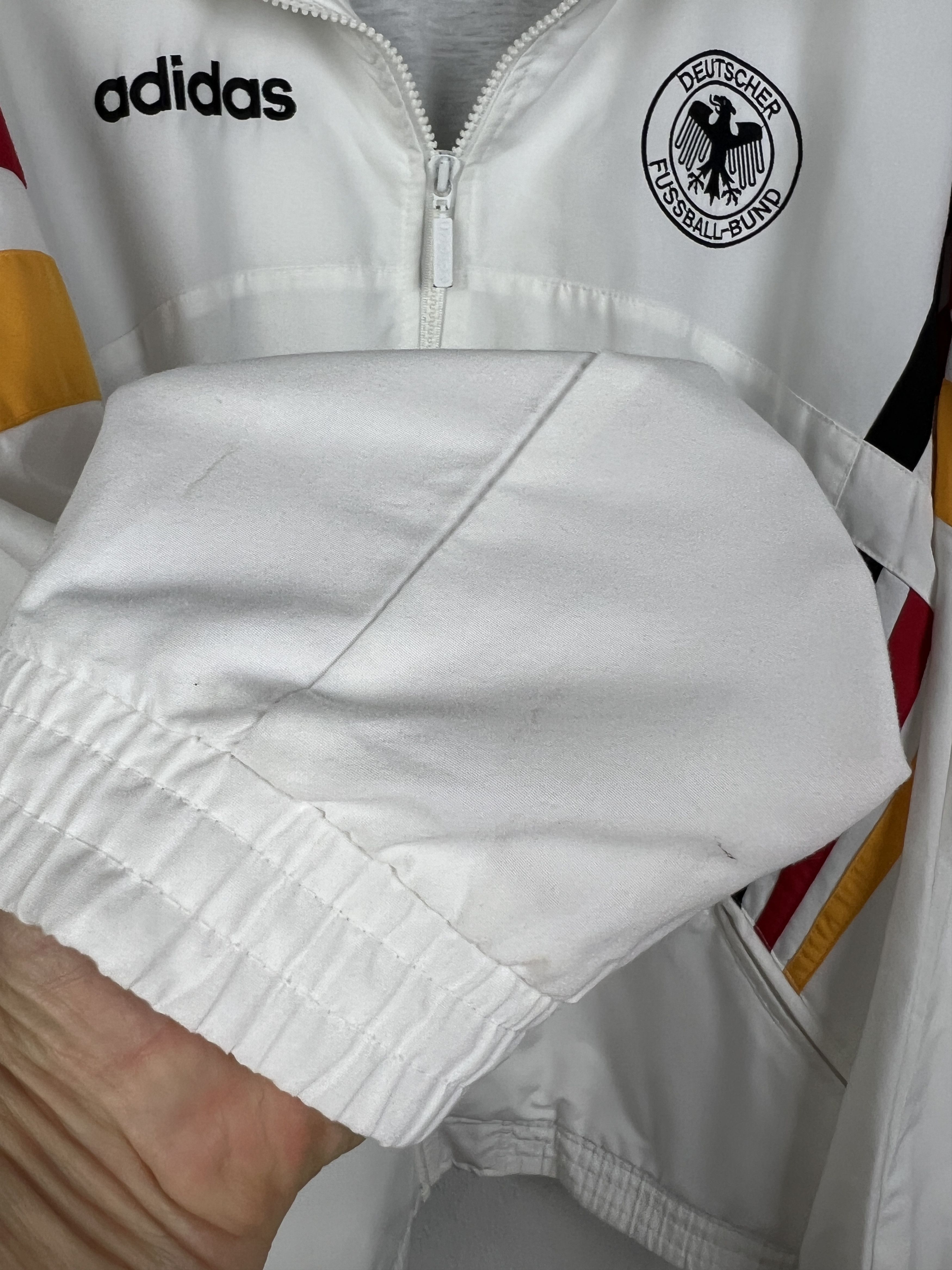 Adidas Vintage Germany World Cup Football Jacket Soccer Track Top Size US L / EU 52-54 / 3 - 7 Thumbnail