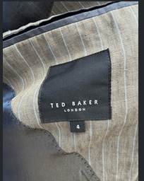 Ted Baker Ted Baker London Linen Blend Blazer Size US XL / EU 56 / 4 - 7 Thumbnail