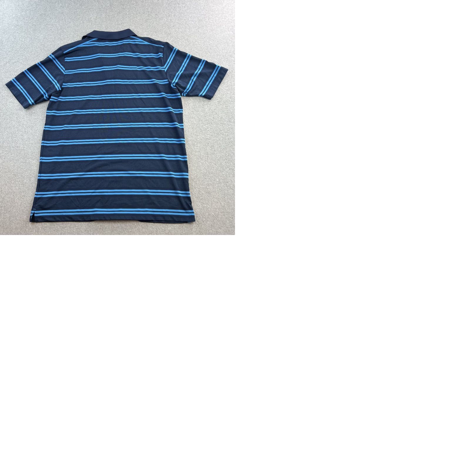 Under Armour Under Armour Shirt Mens Large Blue Striped HeatGear Grand Geneva Golf Polo Size US L / EU 52-54 / 3 - 9 Thumbnail