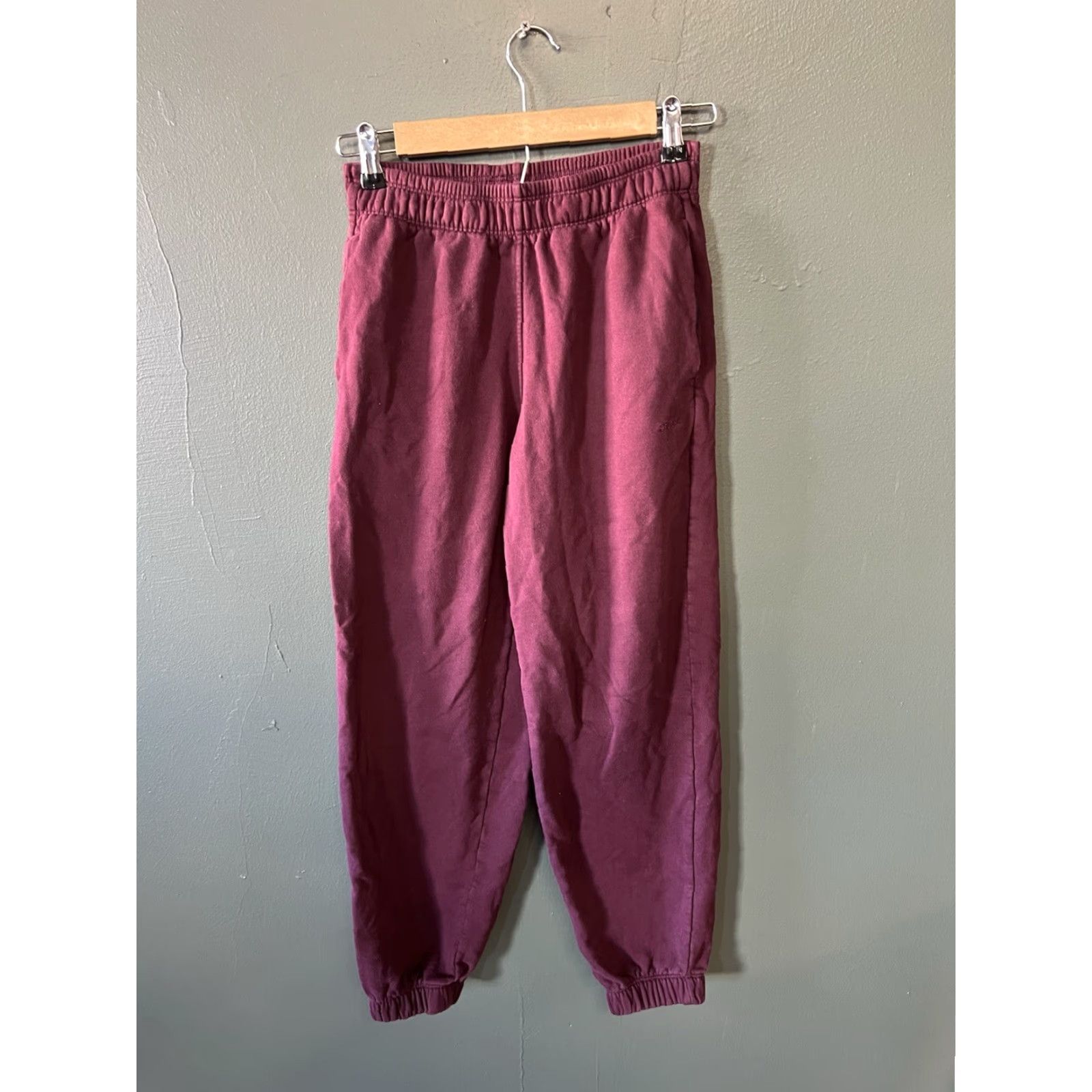 Vintage Stori by Katy Hearn Womens Red Jogger Sweatpants Size 2 Size 26" / US 2 / IT 38 - 2 Thumbnail