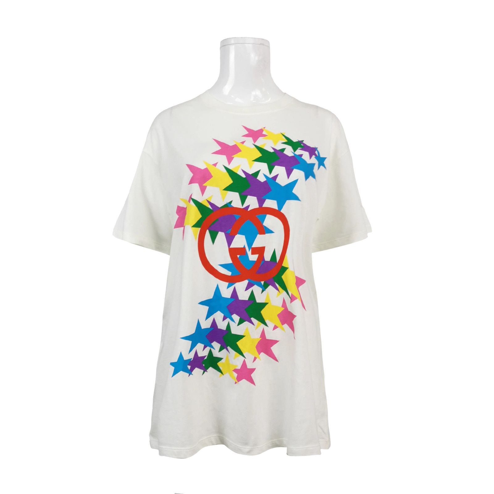 Gucci Gucci Multi-Color Star Print T-Shirt Size M Size US M / EU 48-50 / 2 - 1 Thumbnail