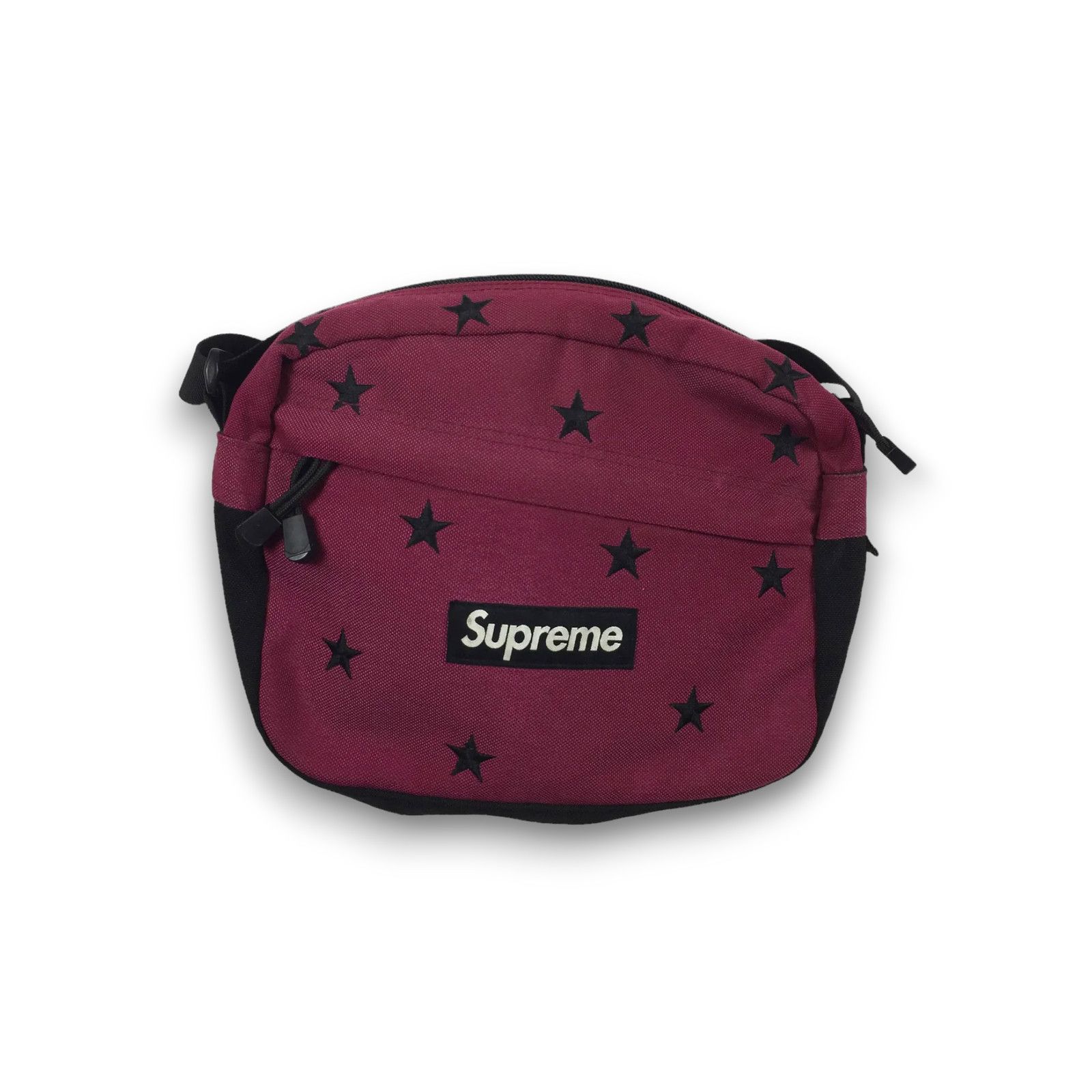 Supreme 2013 Supreme Red Black Stars Shoulder Bag Size US L / EU 52-54 / 3 - 1 Thumbnail
