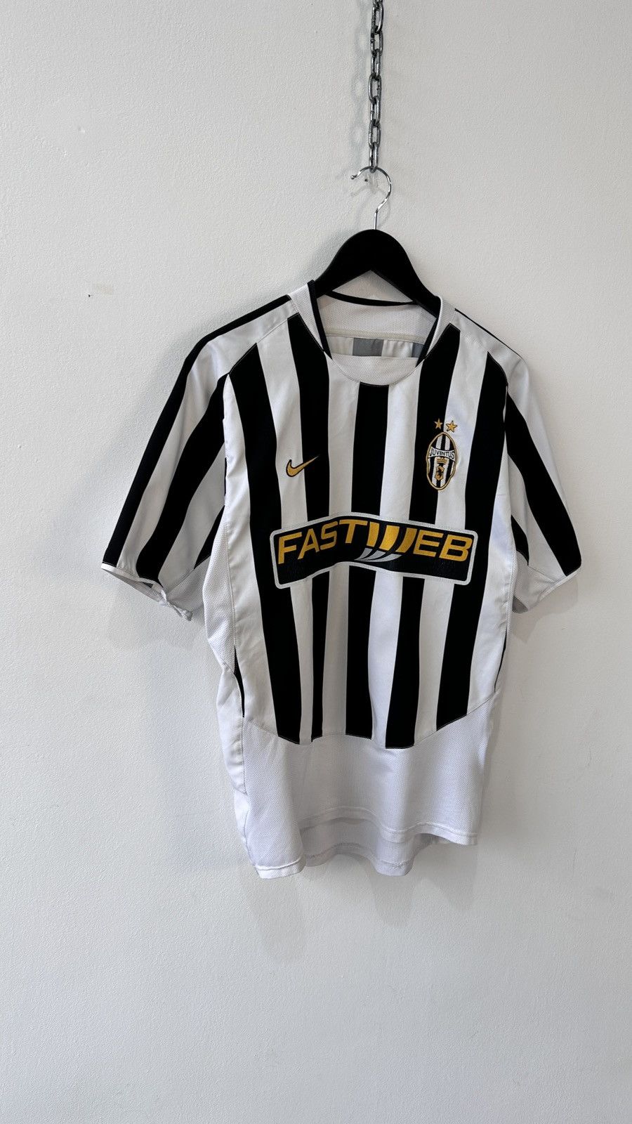 Vintage Vtg 2003-2004 JUVENTUS Nike Home Football Shirt Jersey M Size US M / EU 48-50 / 2 - 2 Thumbnail