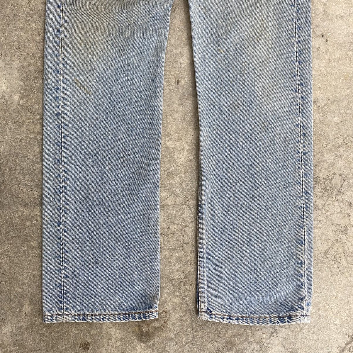 Levi's Vintage 90’s Levis 501 Faded Stonewashed Blue Denim Jeans Size US 30 / EU 46 - 6 Thumbnail