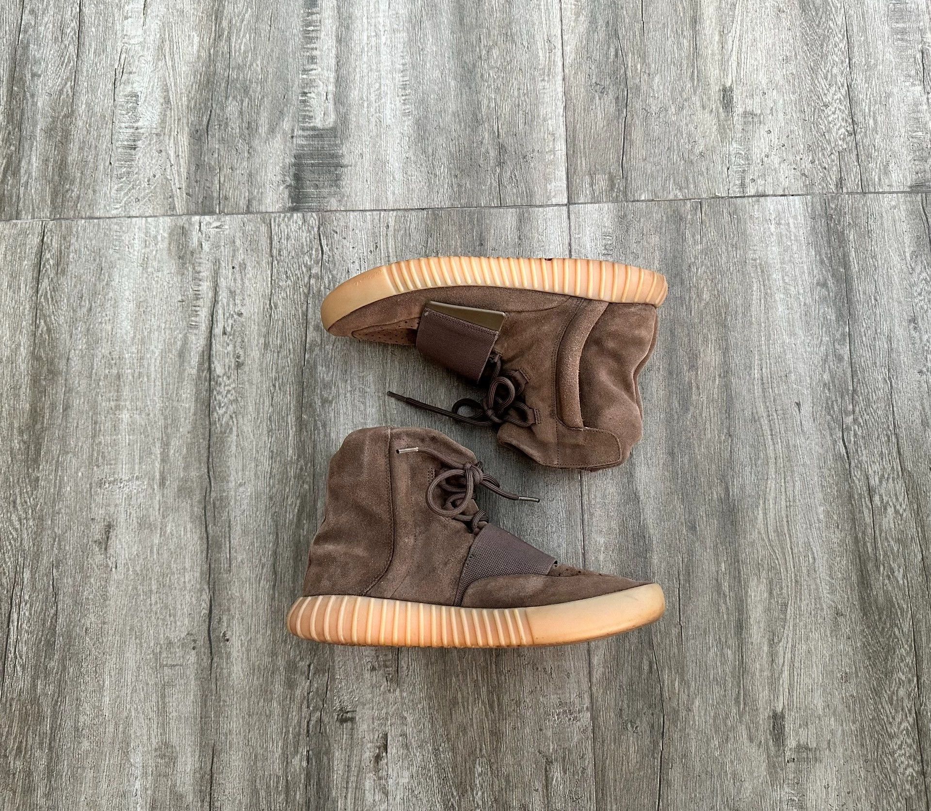 Adidas Adidas Yeezy 750 high-top Coconut Brown 43 used BY2456 Size US 10 / EU 43 - 4 Thumbnail
