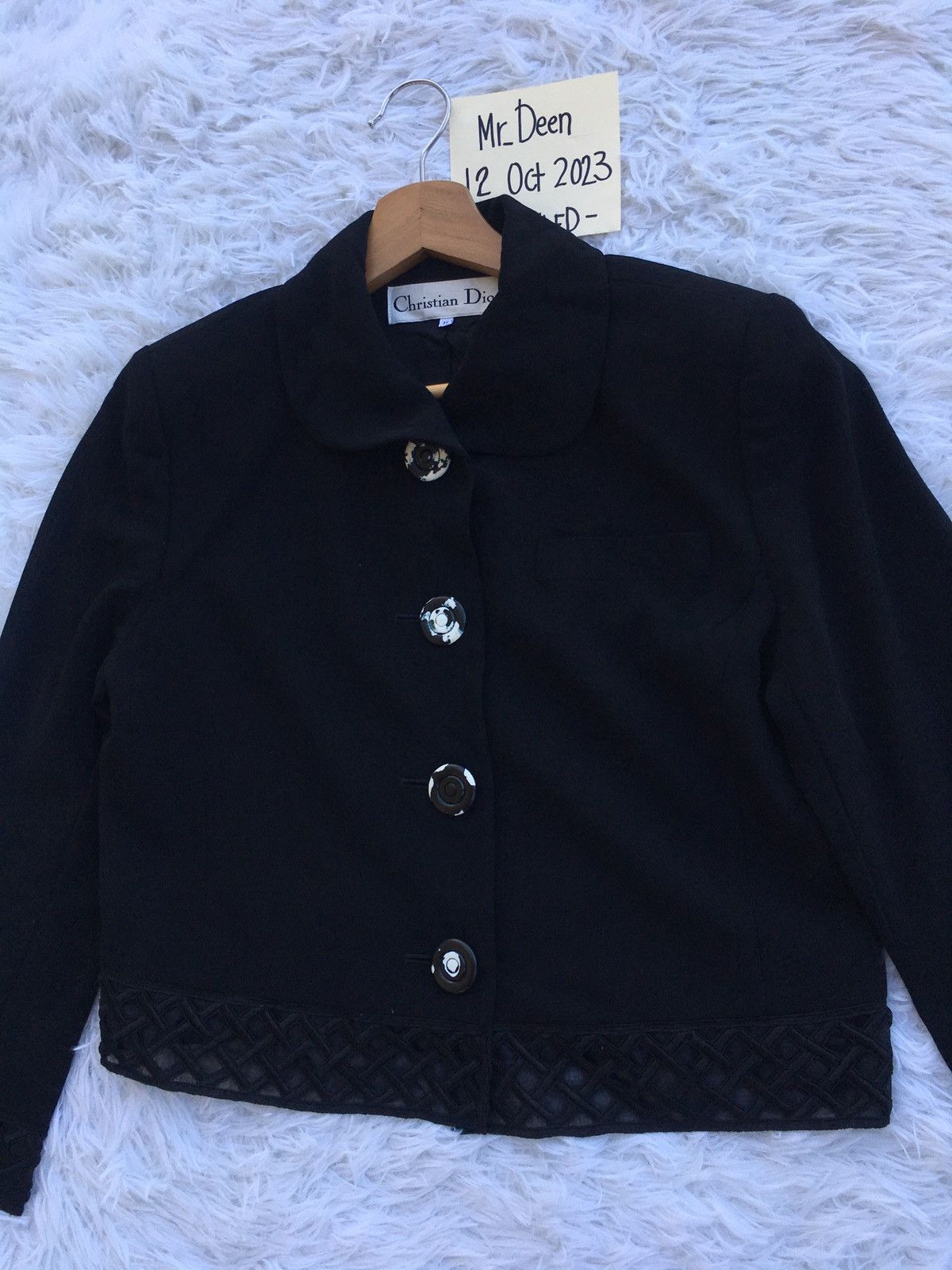 Christian Dior Monsieur Rare Vintage 90s Christian Dior Low Cut Blazer Women Size M / US 6-8 / IT 42-44 - 8 Thumbnail