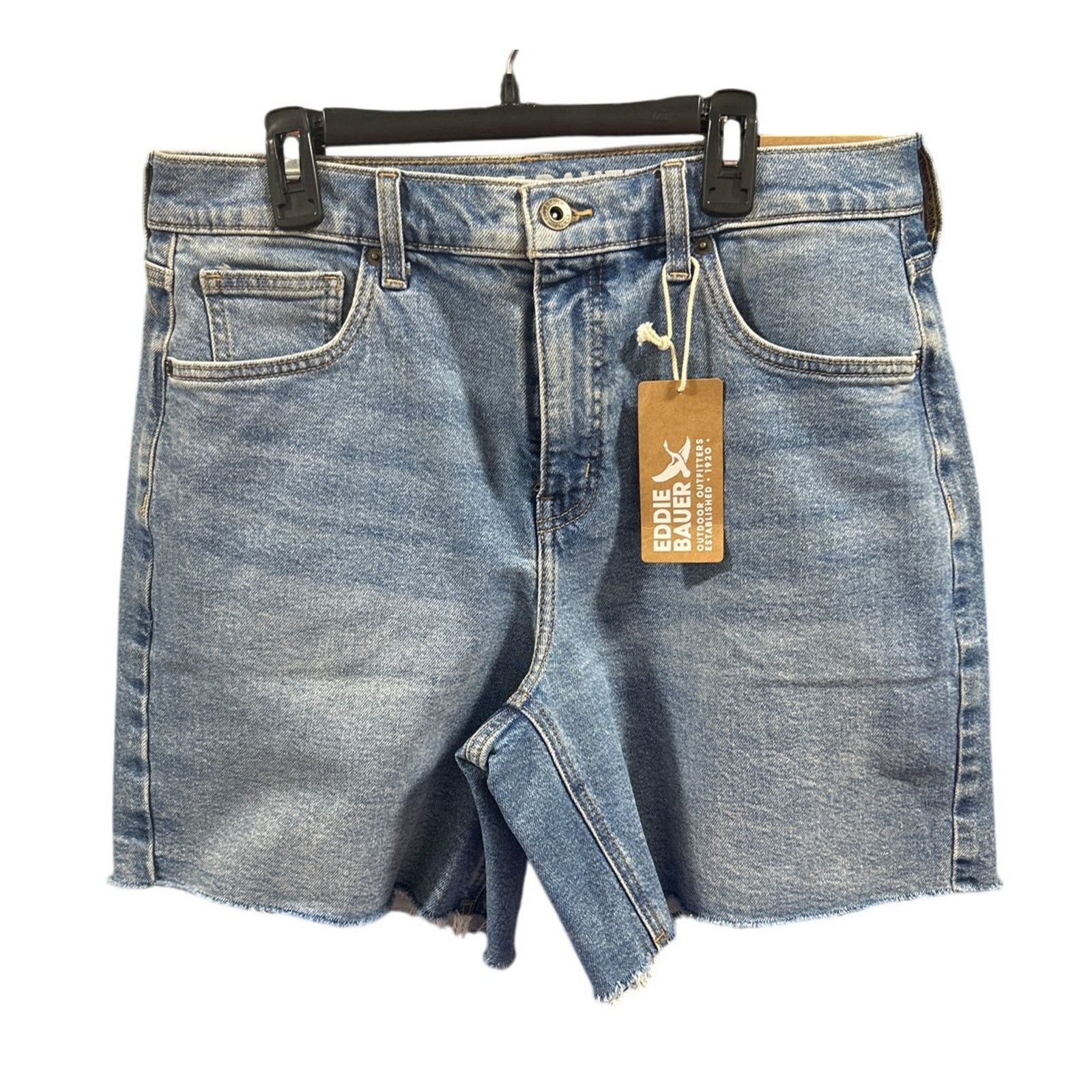 Eddie Bauer New Eddie Bauer Womens 10T Tall Cutoff Denim Shorts Size 32" / US 10 / IT 46 - 1 Thumbnail